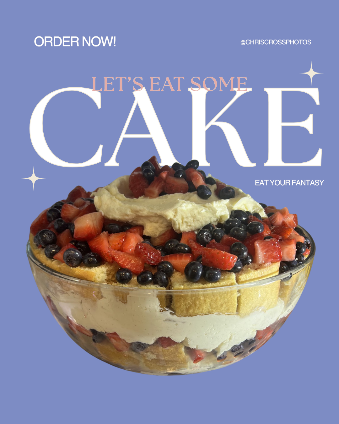 Strawberry Shortcake Trifle - Cake