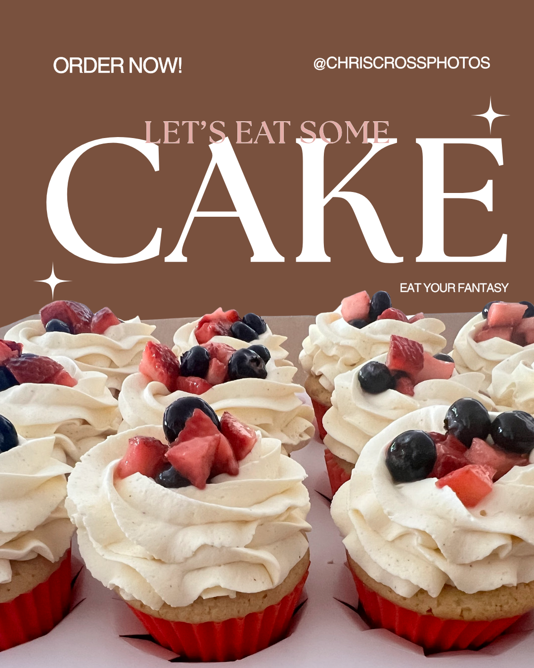 Strawberry shortcake cupcakes