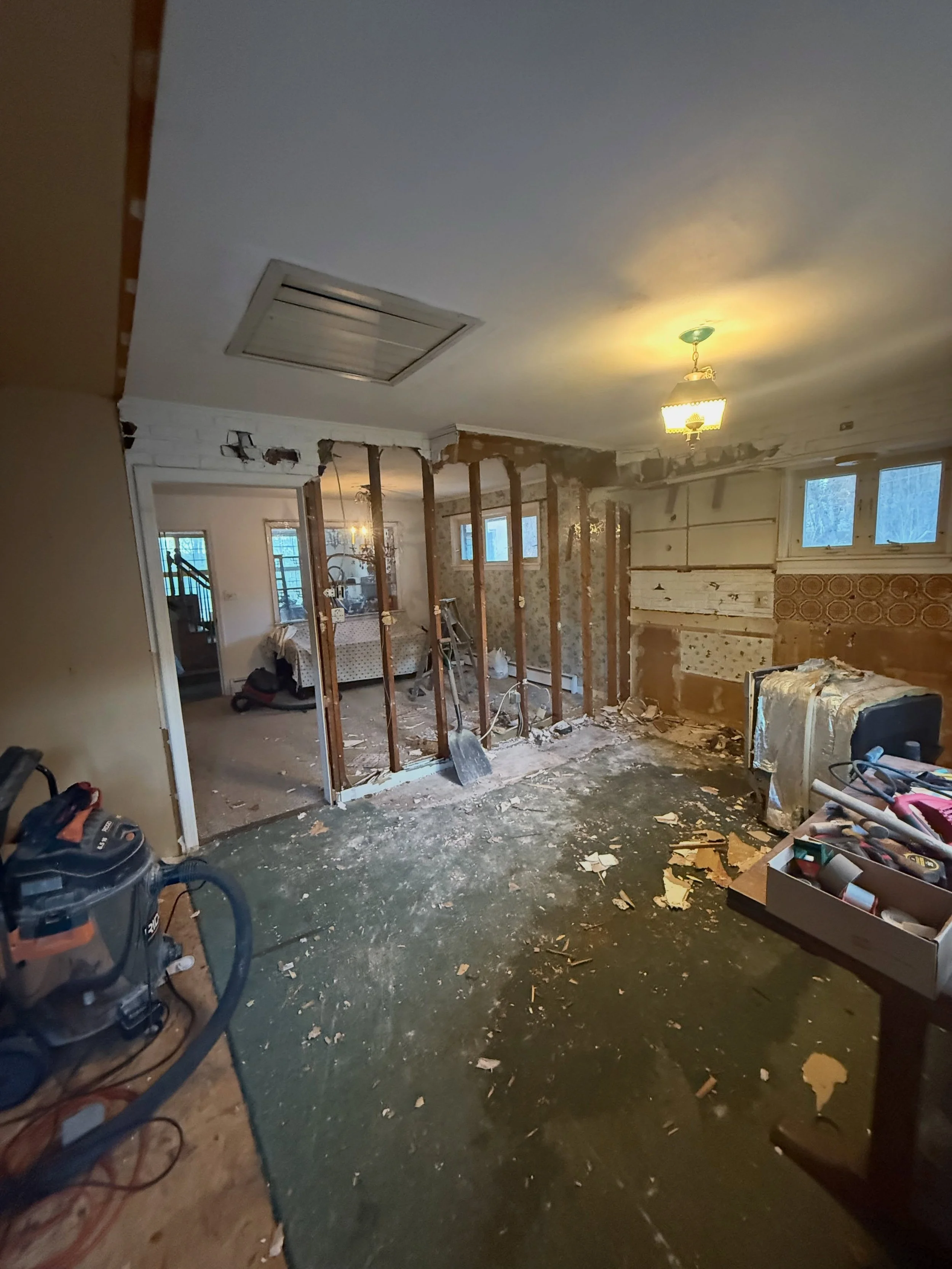 This great homeowner wanted a full remodeling for his new kitchen, he showed us the design and we made sure it was exact or even better, and by his own words, we did it!

Project details: 
Demolition 
Framing
Plumbing 
Electricity
HVAC 
New insolatio