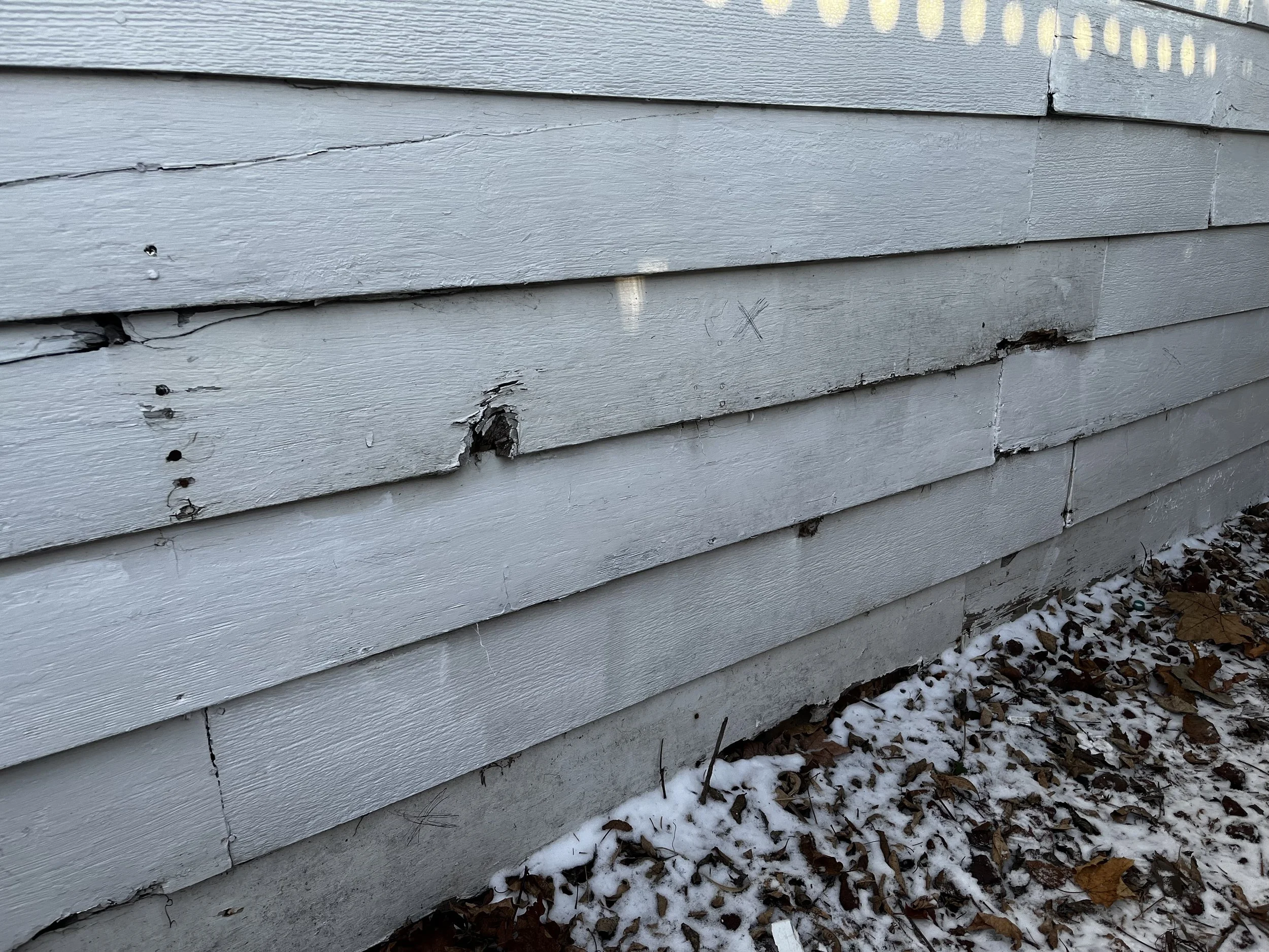 dry rot on siding