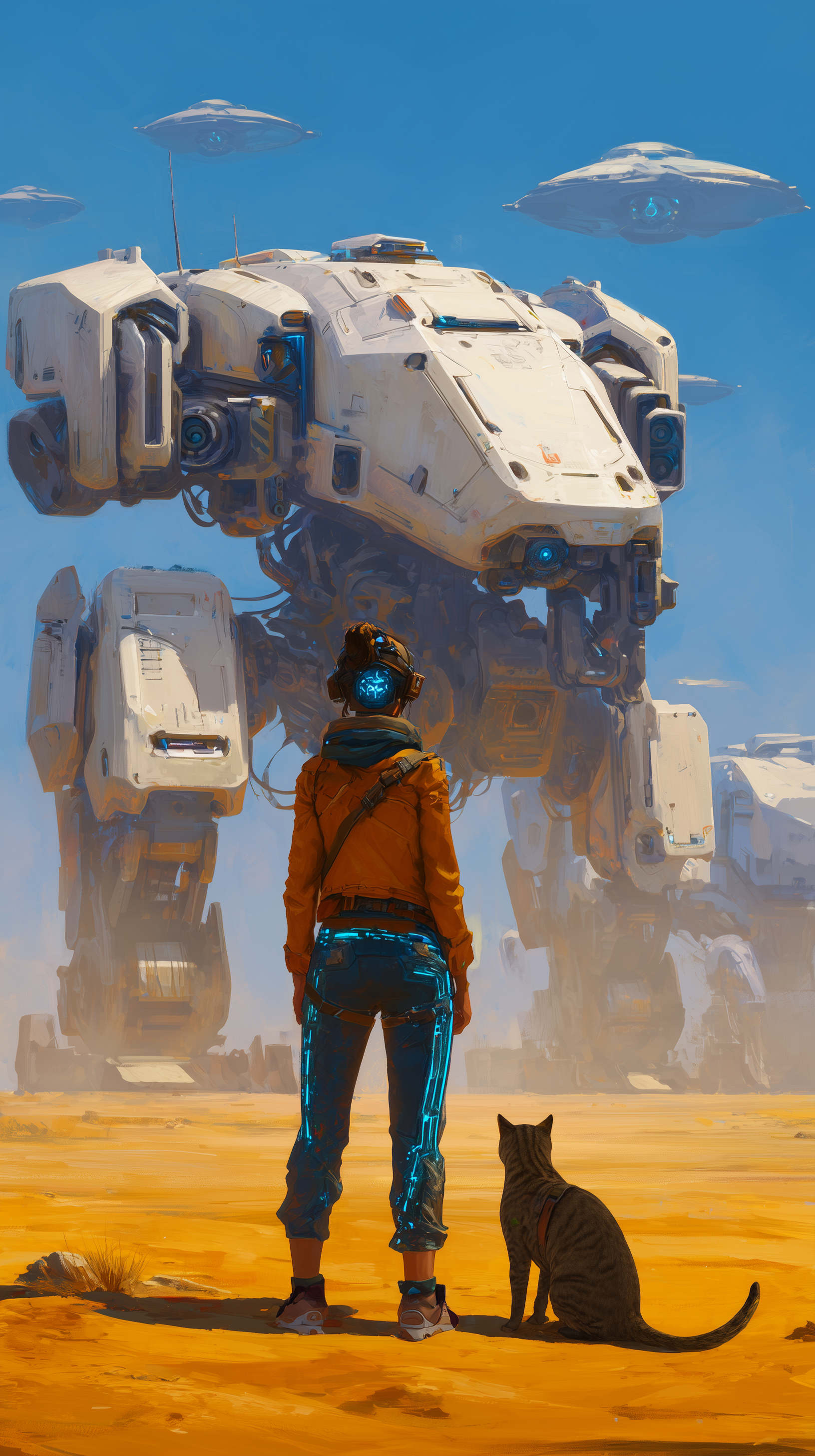 u5664483869_beautiful_mech_warrior_pilot_women_saving_the_cat_a_32c9a424-3926-4019-a2f5-f7e38725068a.png