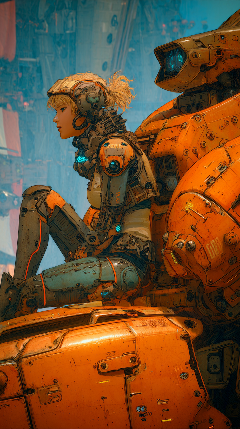 u5664483869_beautiful_mech_warrior_pilot_women_saving_the_cat_a_f585657c-d4f7-4c90-8610-b7b738eb9c72.png