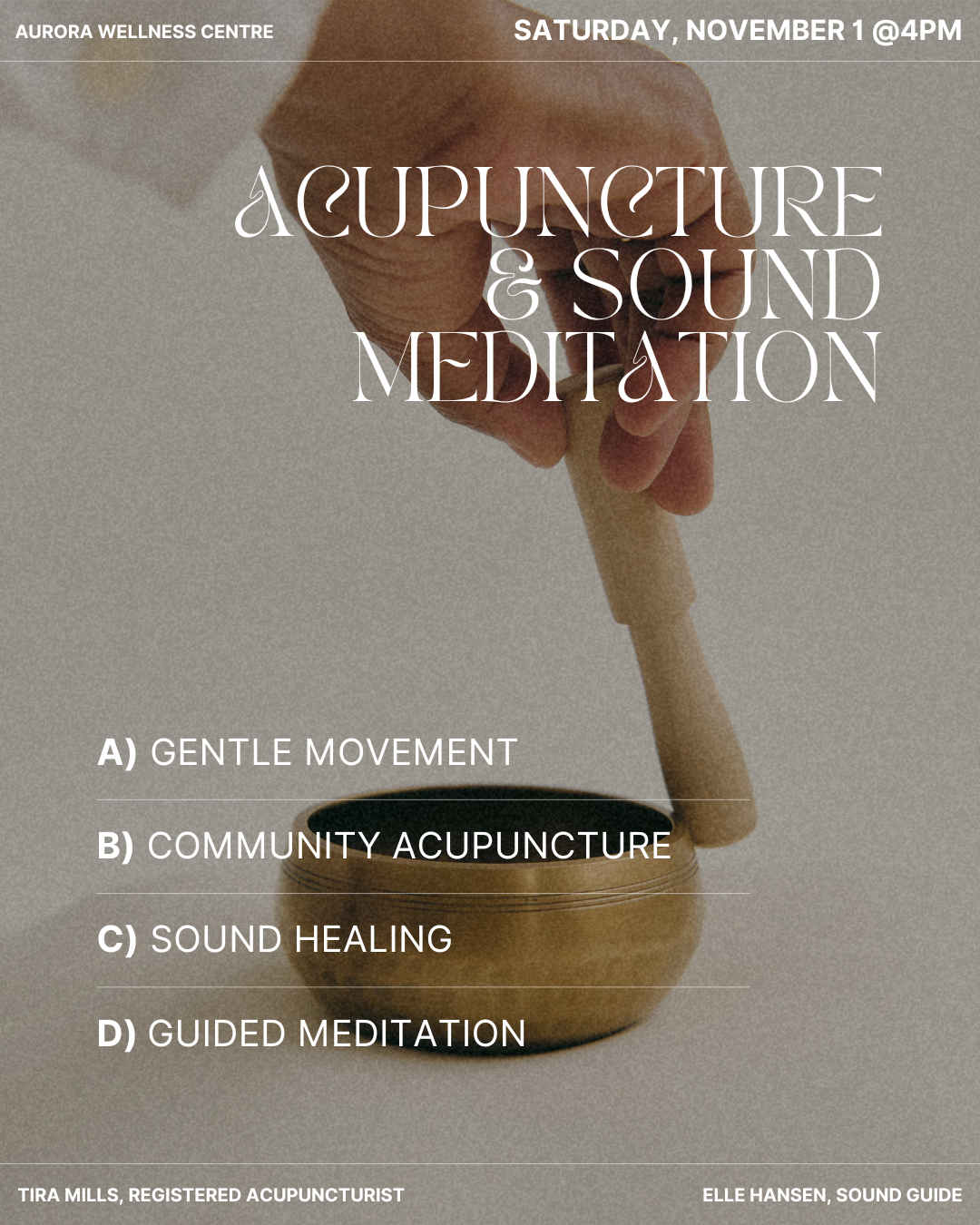 Acupuncture & Sound Meditation