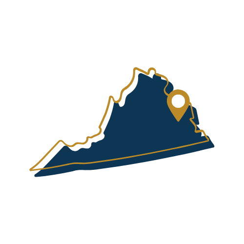 Image of Virginia Map with location icon