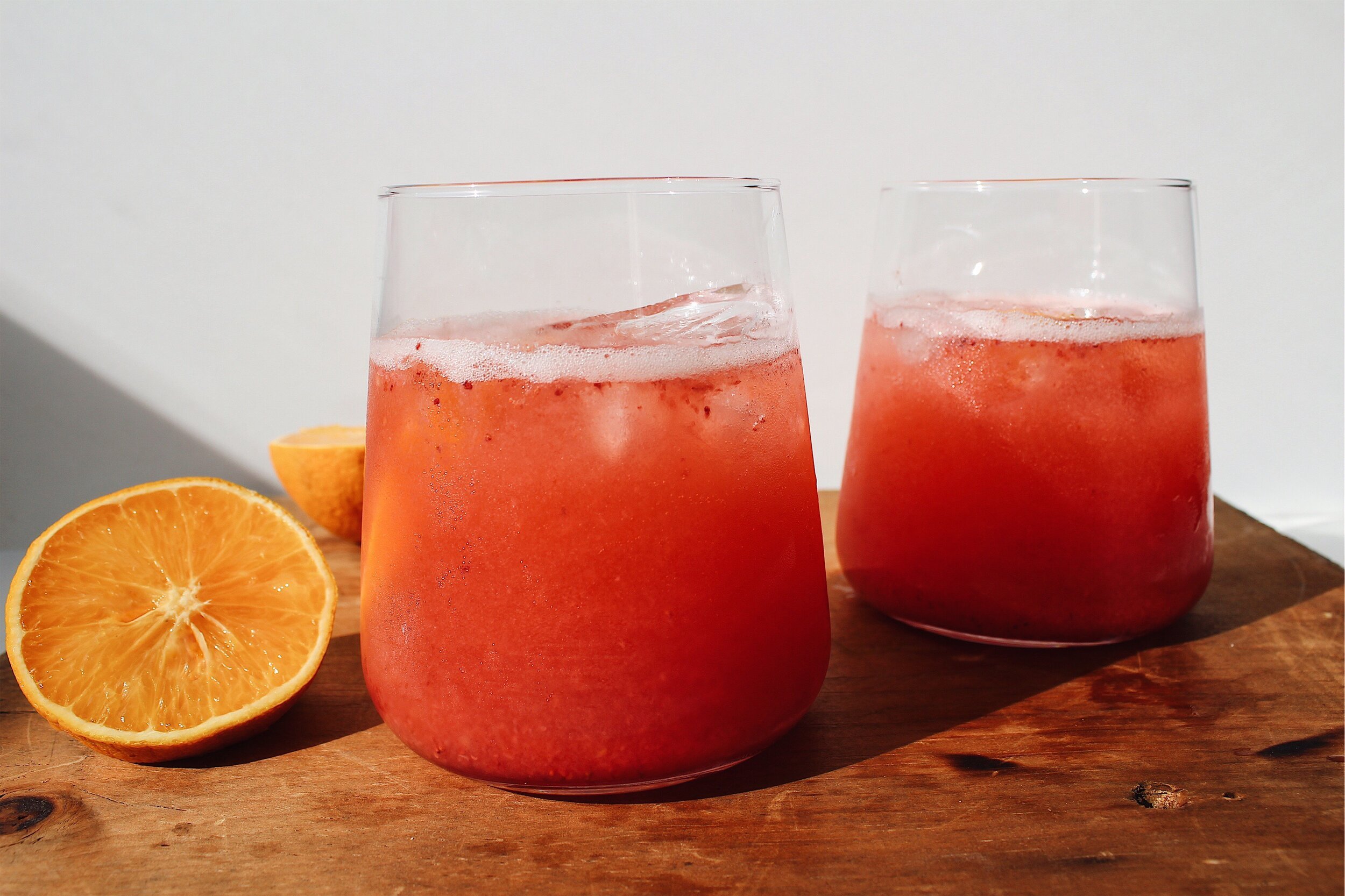 Strawberry-Rum Coolers
