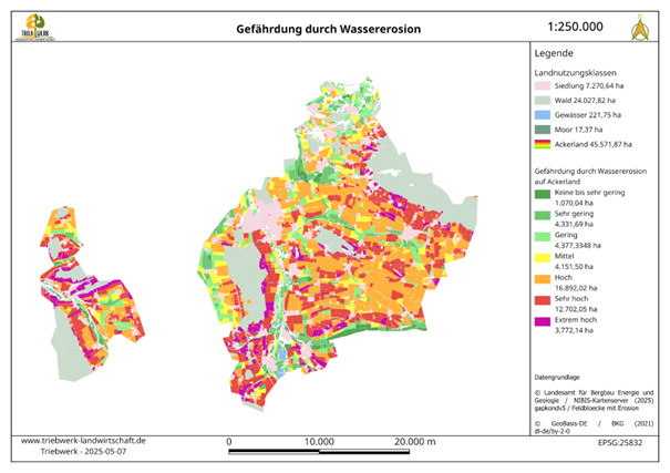 Landschaftsanalyse für das Projekt „Klimalandschaft Wolfenbüttel“