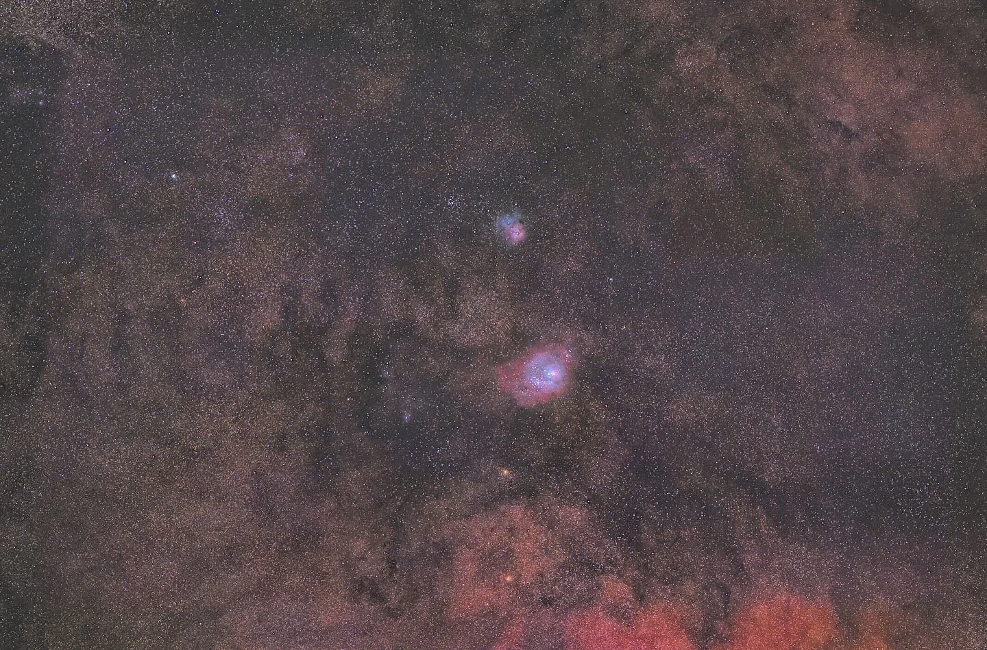 M 8 (lagoon nebula wide field)  6,490ly  06-03-25 0230 
&mdash;&mdash;&mdash;&mdash;&mdash;&mdash;&mdash;&mdash;&mdash;&mdash;&mdash;&mdash;&mdash;&mdash;&mdash;&mdash;&mdash;&mdash;&mdash;&mdash;&mdash;&mdash;&mdash;&mdash;&mdash;&mdash;&mdash;&mdas