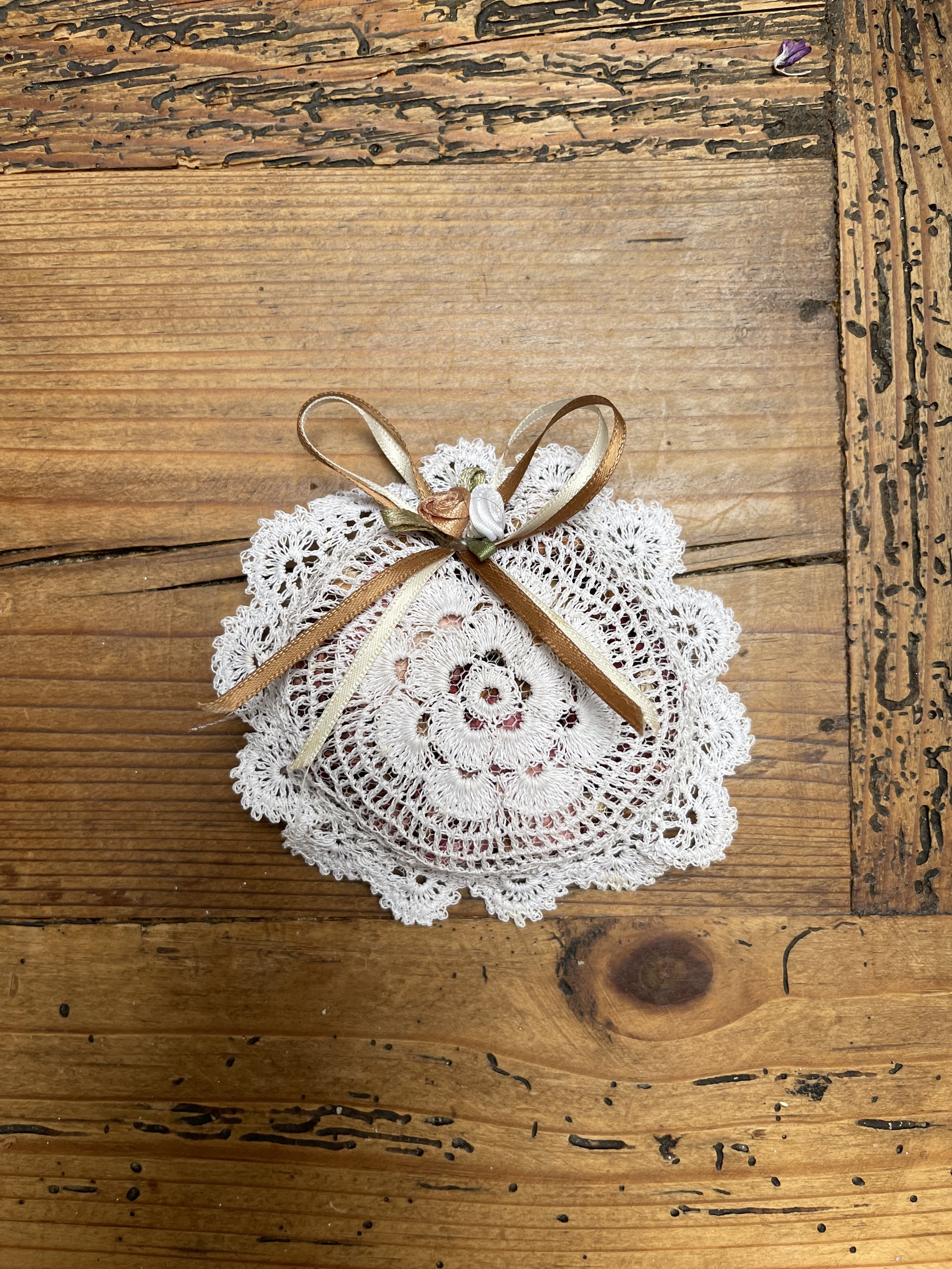 Hand crocheted Lavender Bags