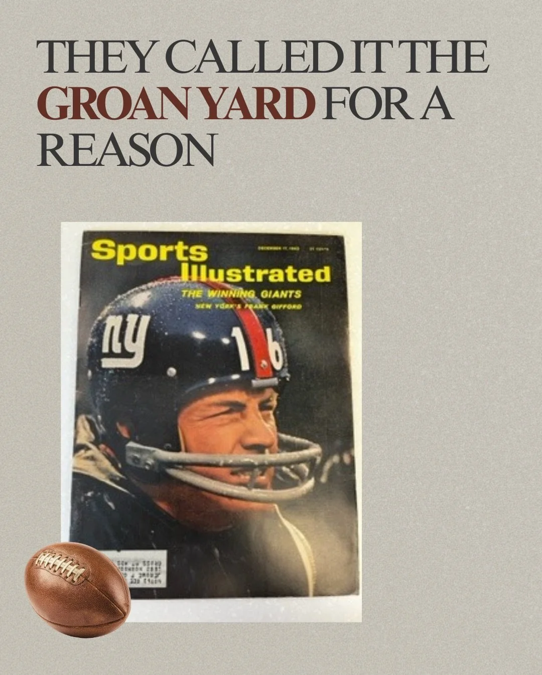 These shots say it all: my old man could tackle a linebacker one day and wrestle a mountain of loose change the next. Big Billy Coyman was built different.

In the &lsquo;60s, he was a semi-pro bruiser for the Charlestown Townies&mdash;grinding it ou