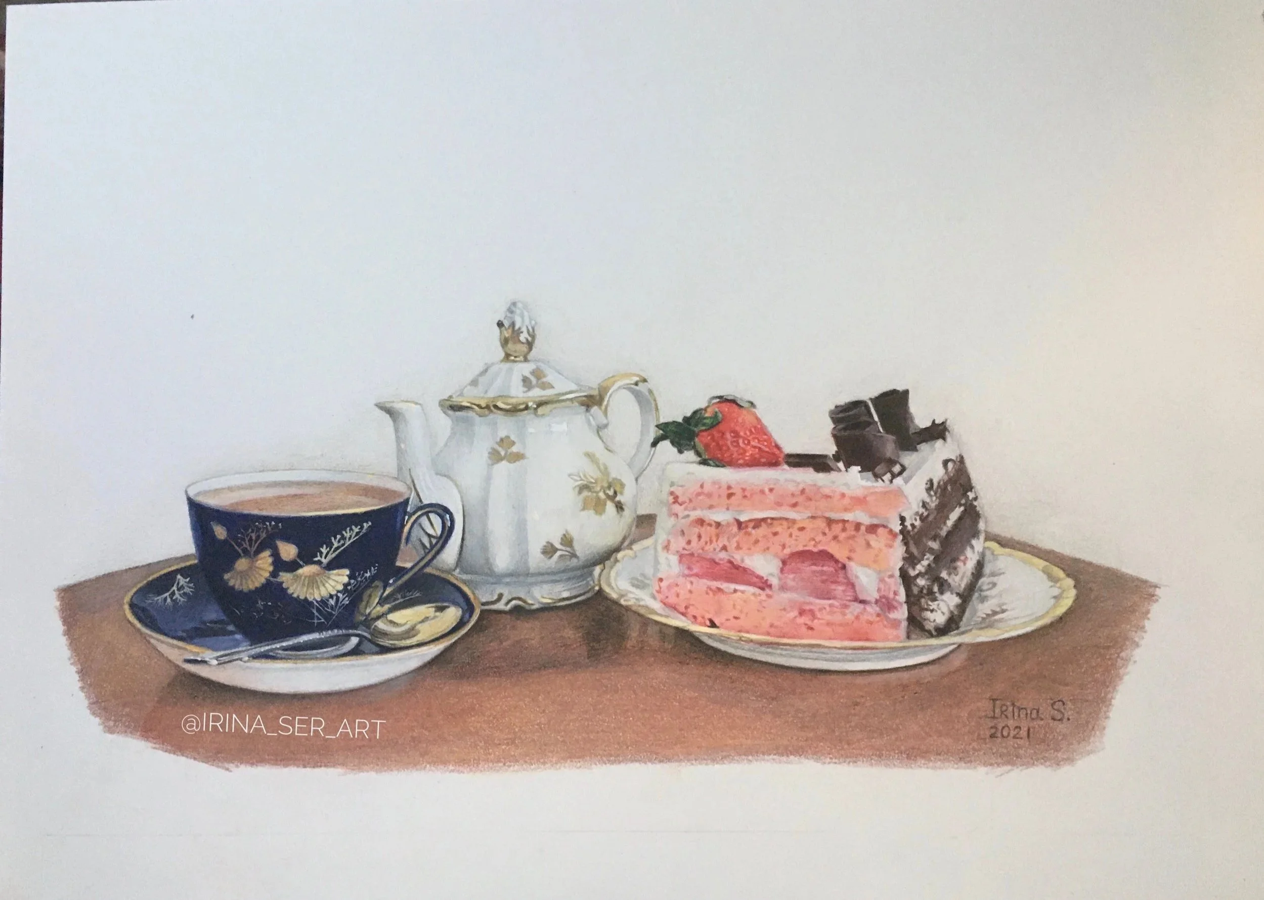 Still life - Tea for a dear guest
