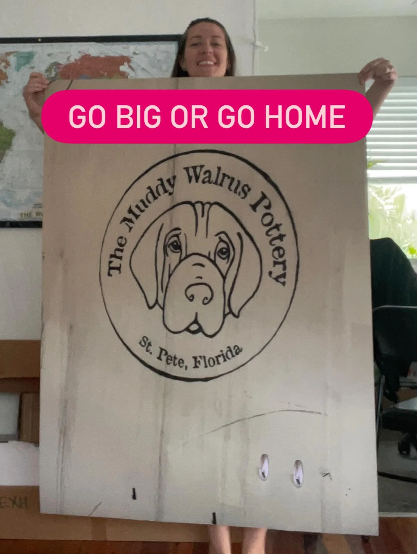 I love big prints! These looked so massive in the studio, but they fit their new home so perfectly. The back story: @themuddywalrus and @ethan_fielder_ceramics woke up to the terrible news ~6 weeks ago: their ceramics studio caught fire. Years of dre