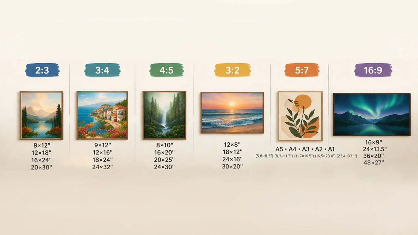 Understanding Aspect Ratios for Fine Art Prints and Image Resizing