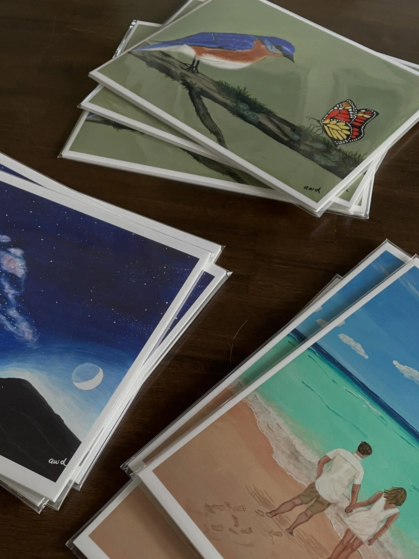 New work by Ann Dubbin - printed, packaged, and ready to sell.
Printed on our bright white matte from @redriverpaper 

#fineartprints #gicleeprints #artreproduction #artprintsforsale #printshop