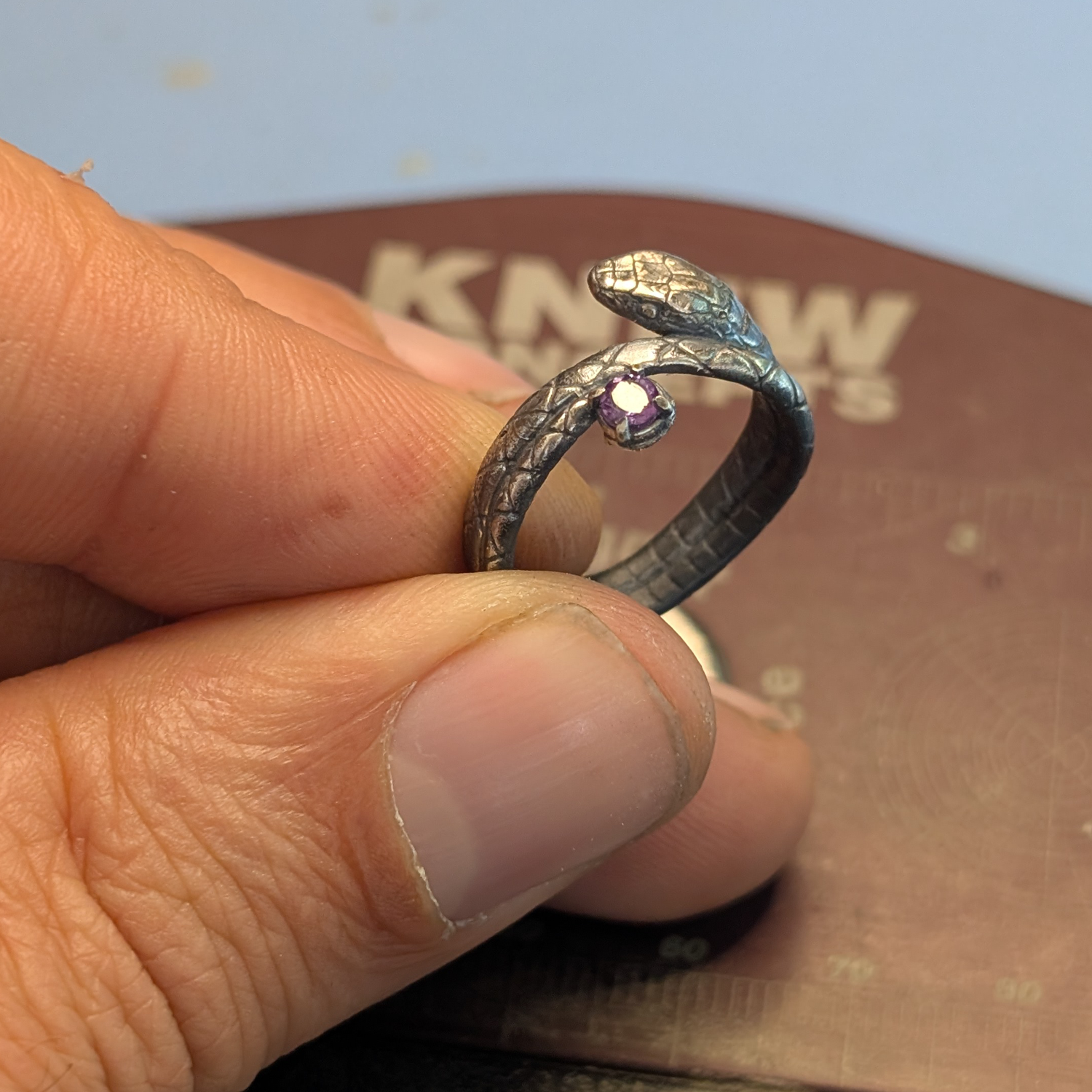 Coiled Snake Ring