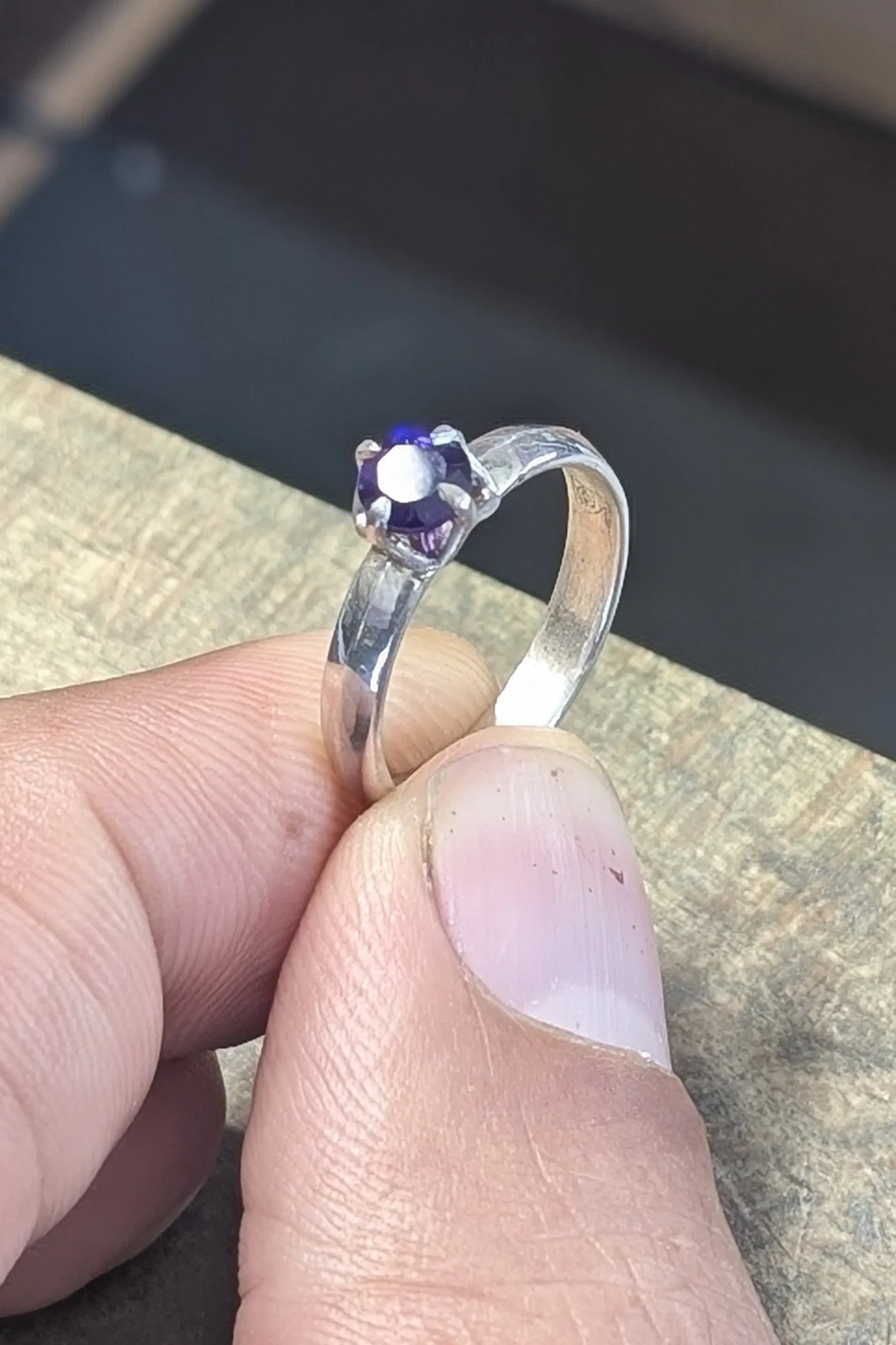 Solitaire with 5mm Gem