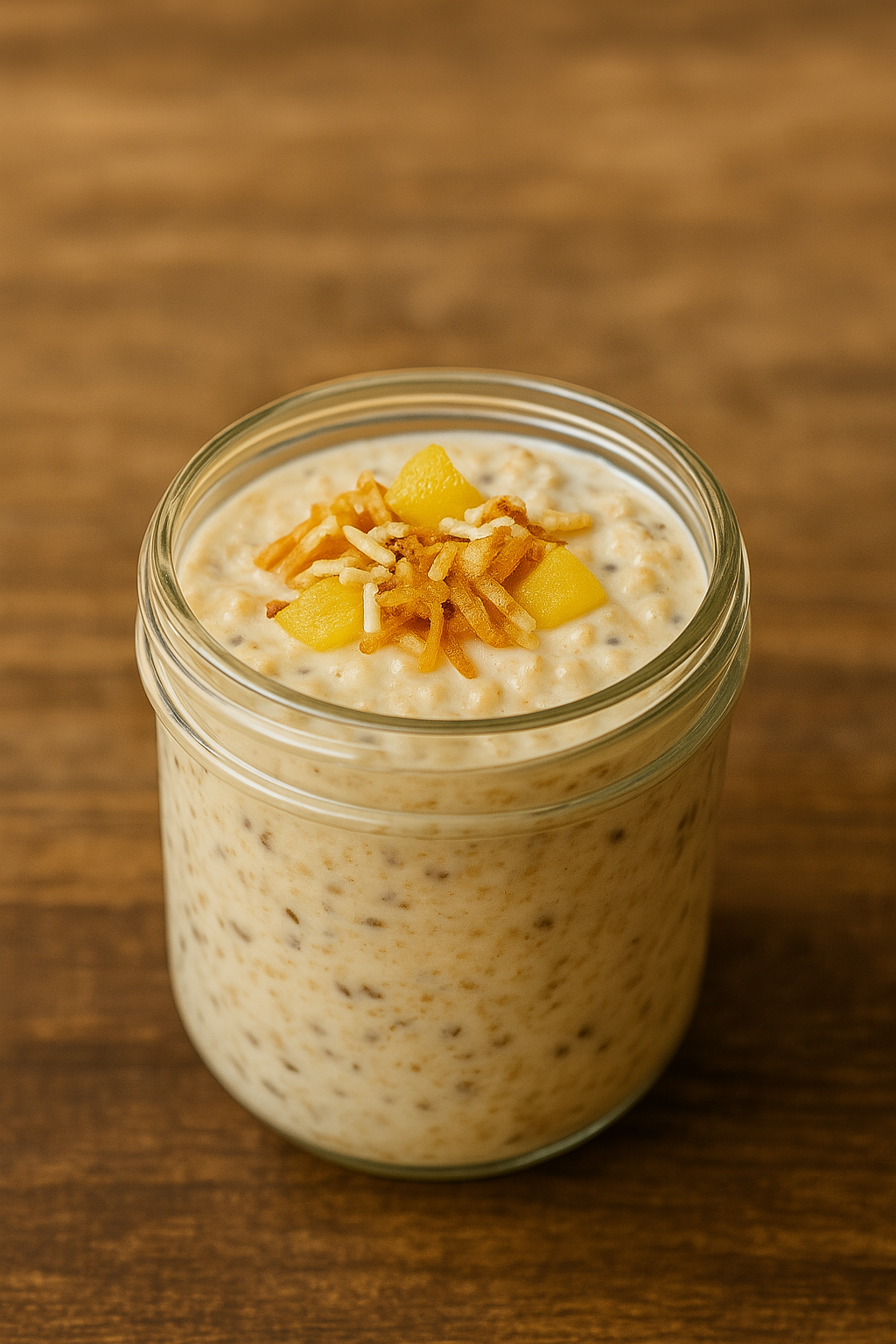 Coconut Maple Overnight Oats with a Twist