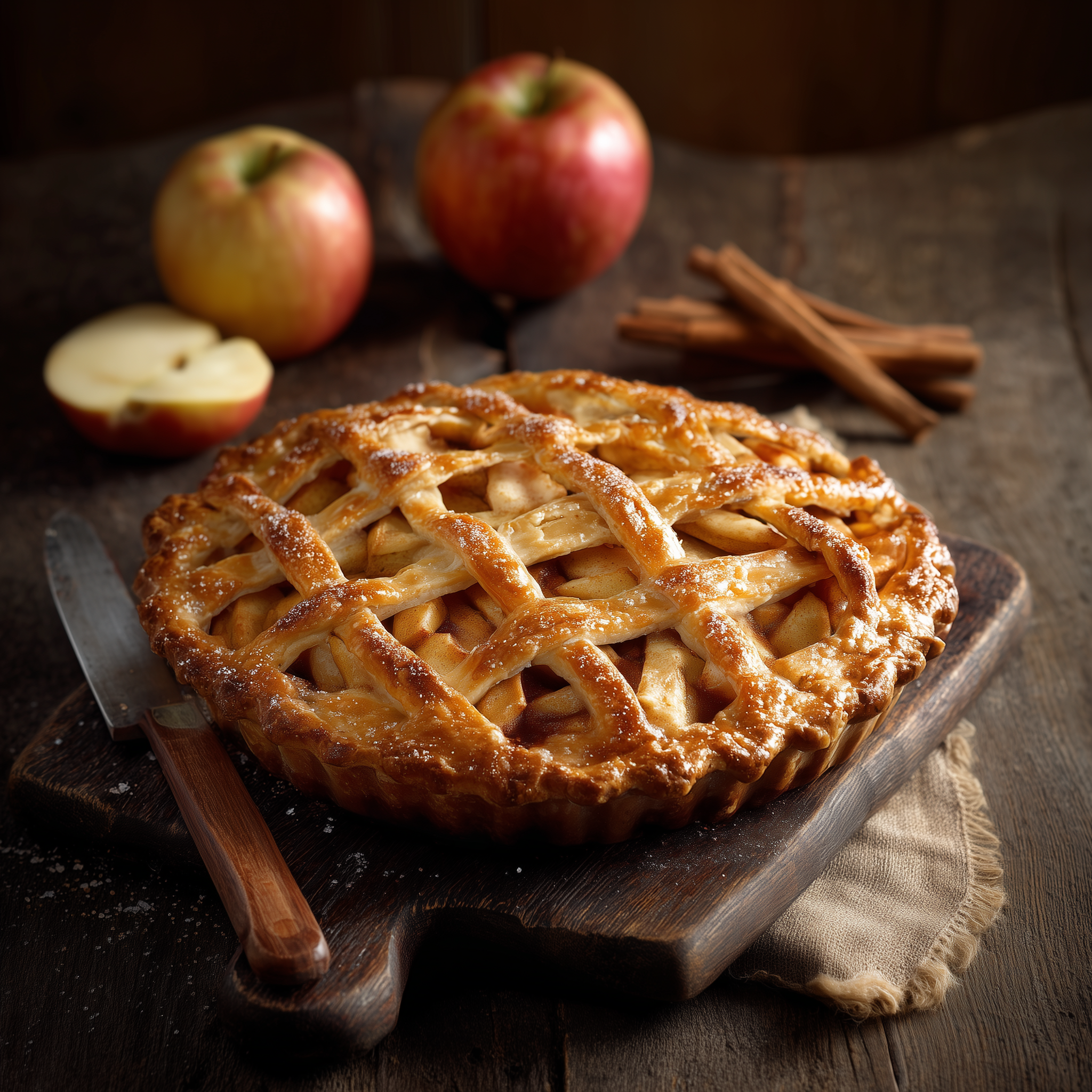 "Criss-Cross Classic Apple Pie"