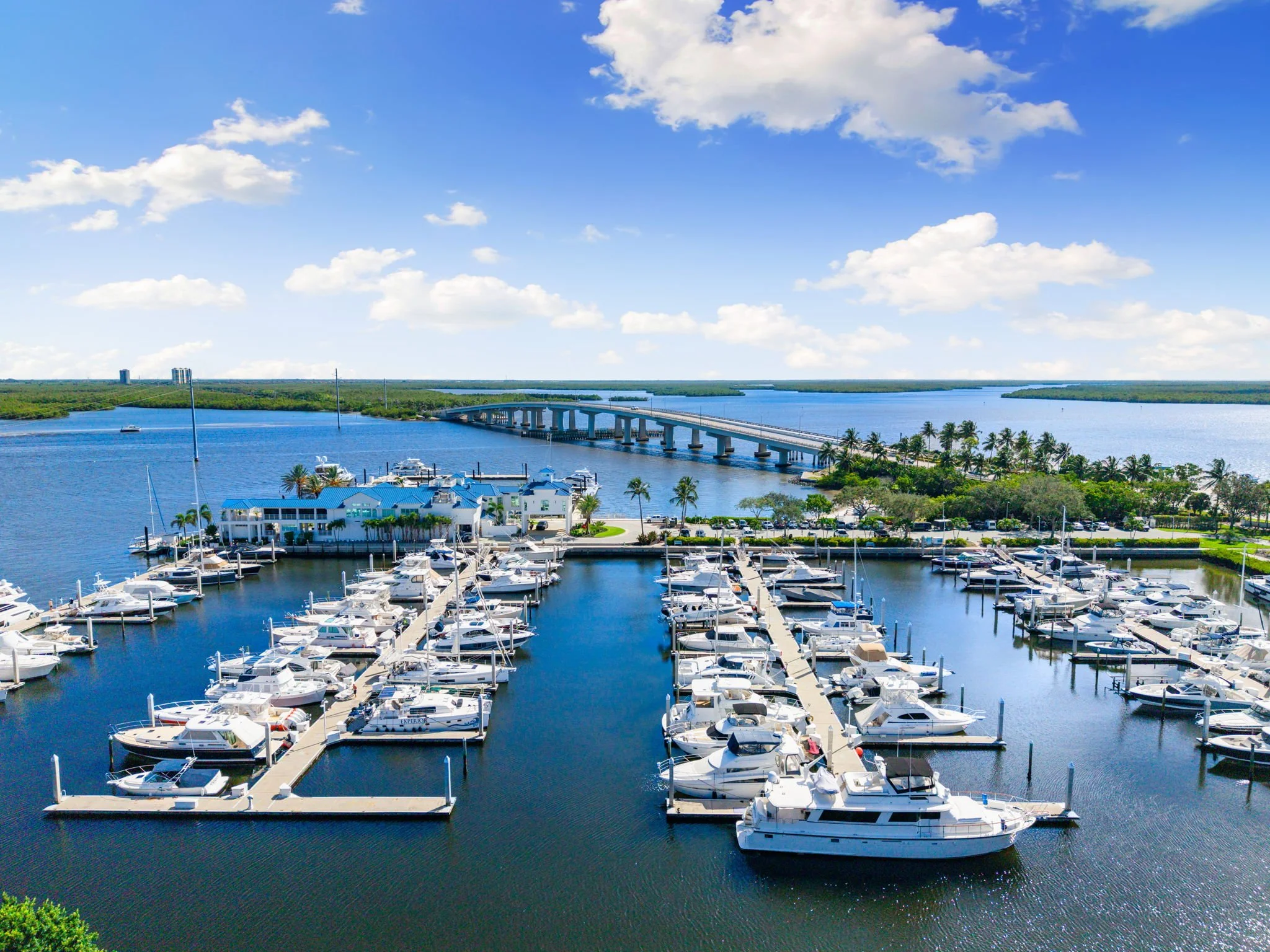  Dock at Marco Island Marina with slips for sale, guest, spots and Gulf access. 