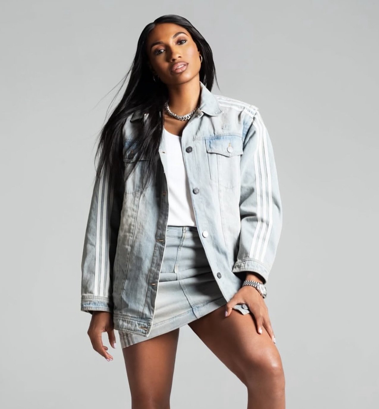 Two-time Olympic gold medalist and WNBA star Angel McCoughtry is dominating on and off the court!

Honored to have worked as Production Manager on this shoot, showcasing her as an athlete, producer, and entrepreneur. Full-circle moment for me&mdash;I