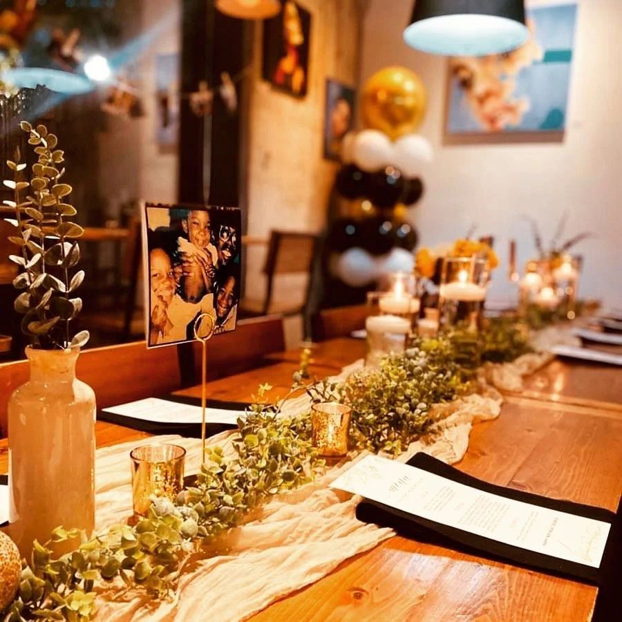 BIRTHDAY DINNER PARTY | I had the honor of planning my Dad&rsquo;s 60th #birthdayparty! Sending a huge shoutout to all of my vendors that made this day so special 🫶🏾 . Be sure to book @slate32events for your next event! #dinnerparty #atleventplanne