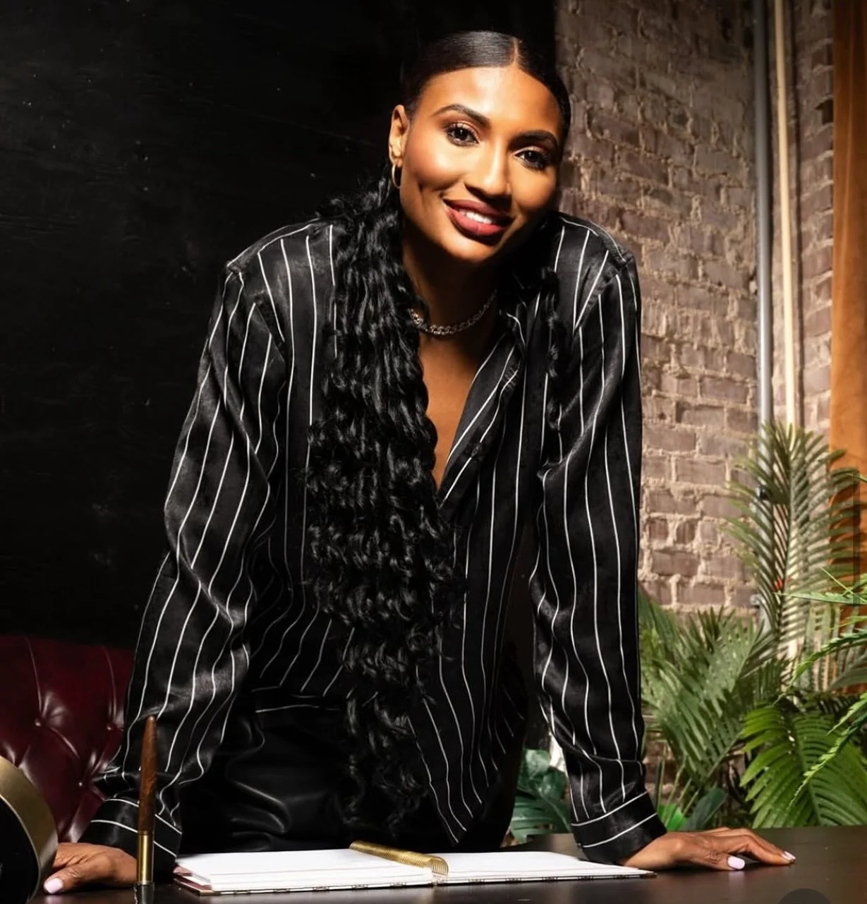 #Repost @mccoughtry with @use.repost
・・・
Yall know I hate getting makeup done and doing all the girly shit.  I just wanna show up In sweat pants lol. But hey the team killed it 

📸 @j.paschalphoto 
Produce @princess.elemba 
Prod mgr @slate32events 
