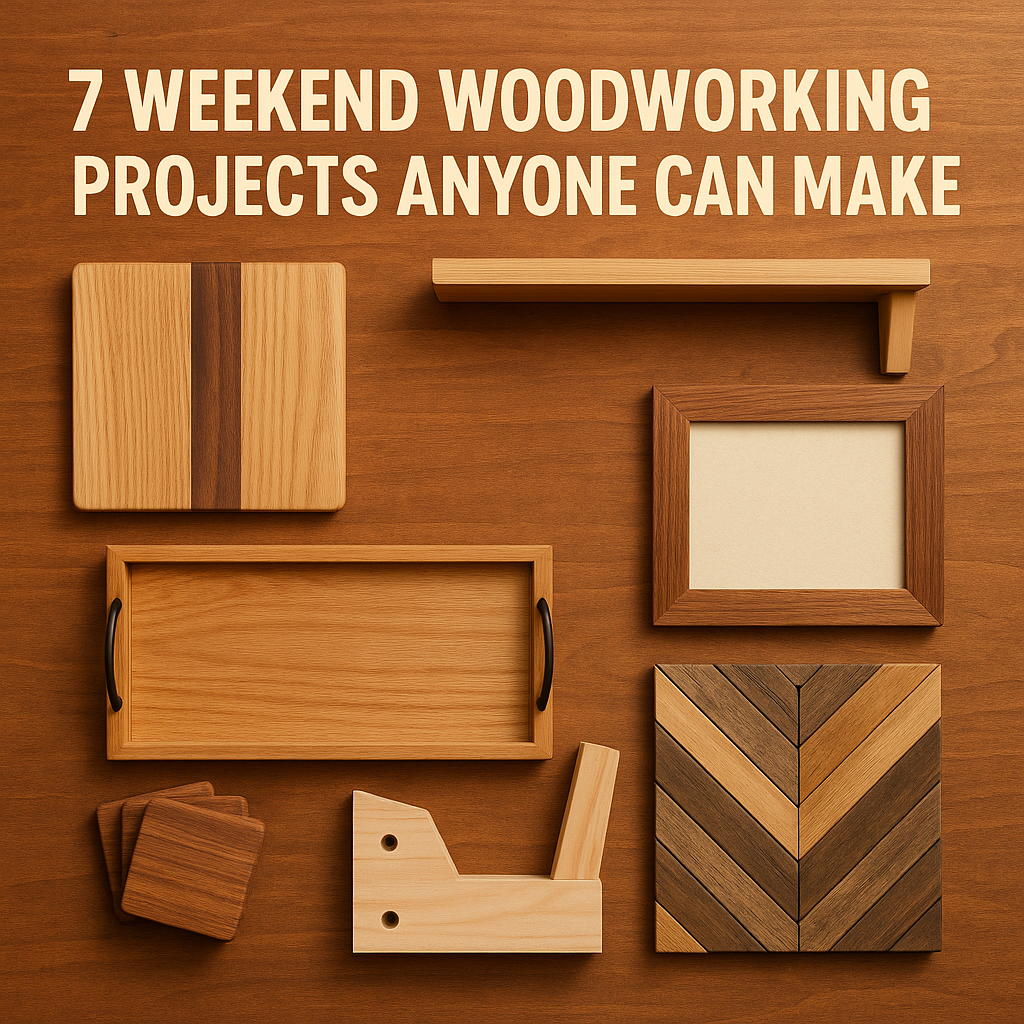 7 Weekend Woodworking Projects Anyone Can Make