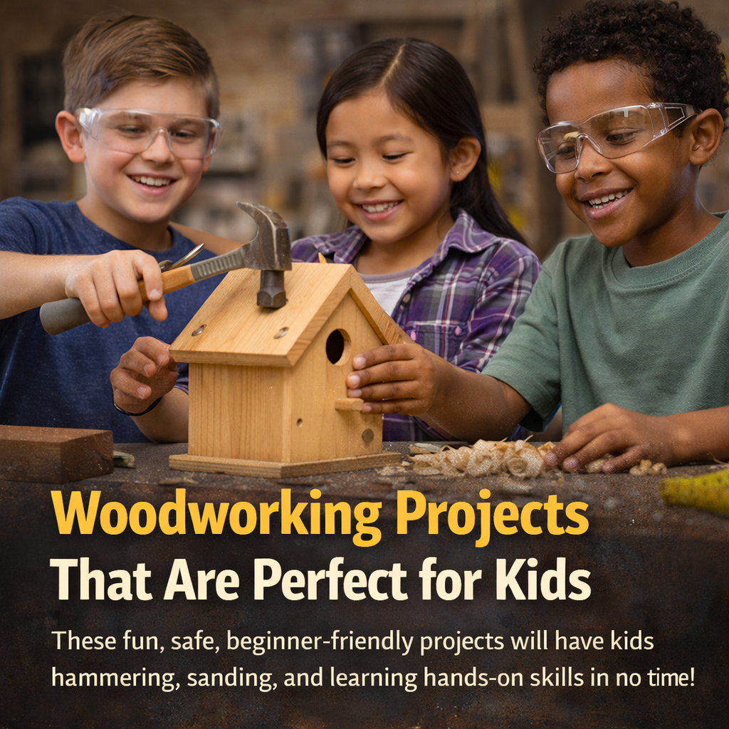 Woodworking Projects That Are Perfect for Kids