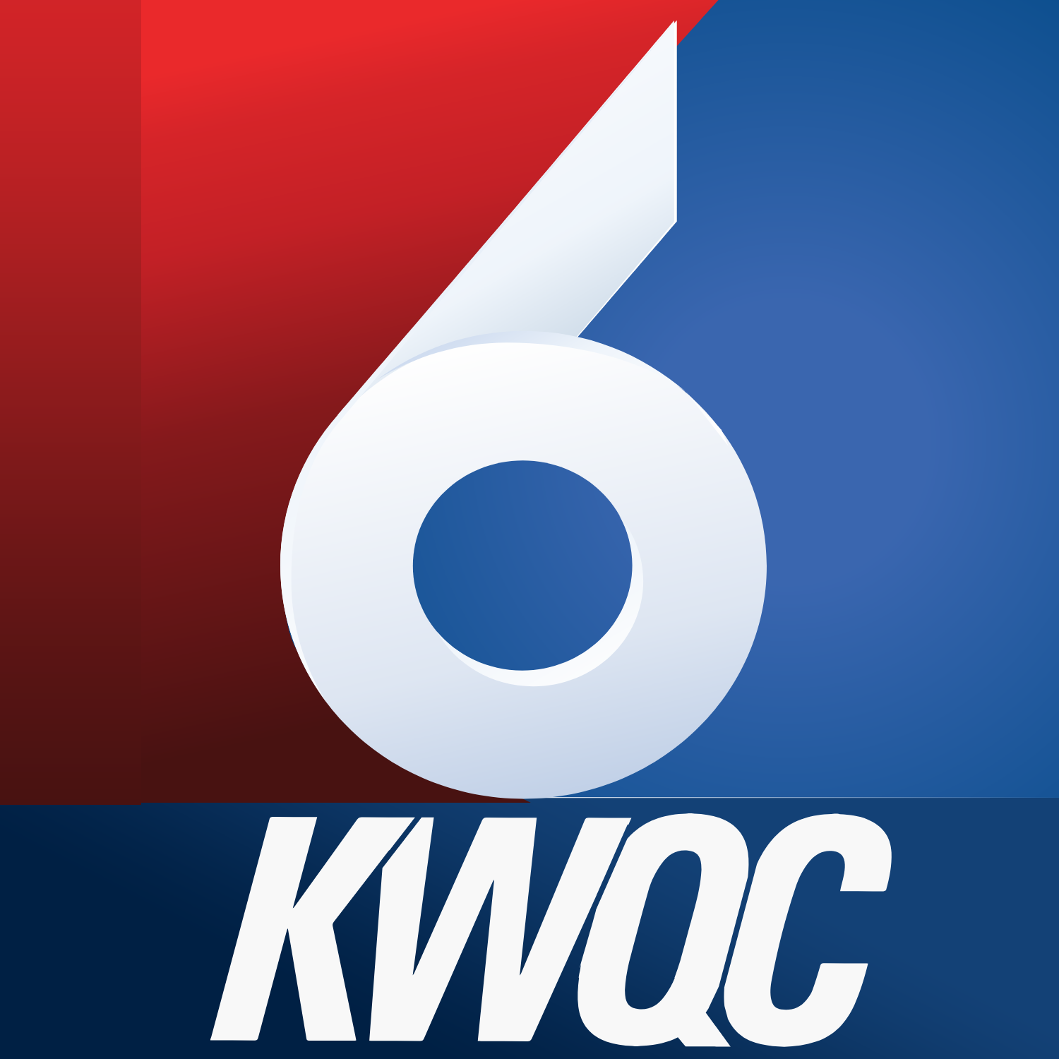 A logo featuring a large white number six on a background with red on the left and blue on the right, with the word 'KANS' partially visible in white text at the bottom.