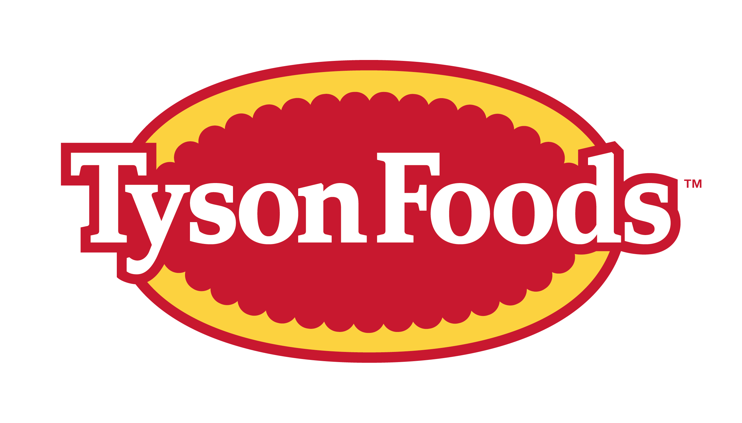 Tyson Foods logo with red and yellow color scheme and stylized font.