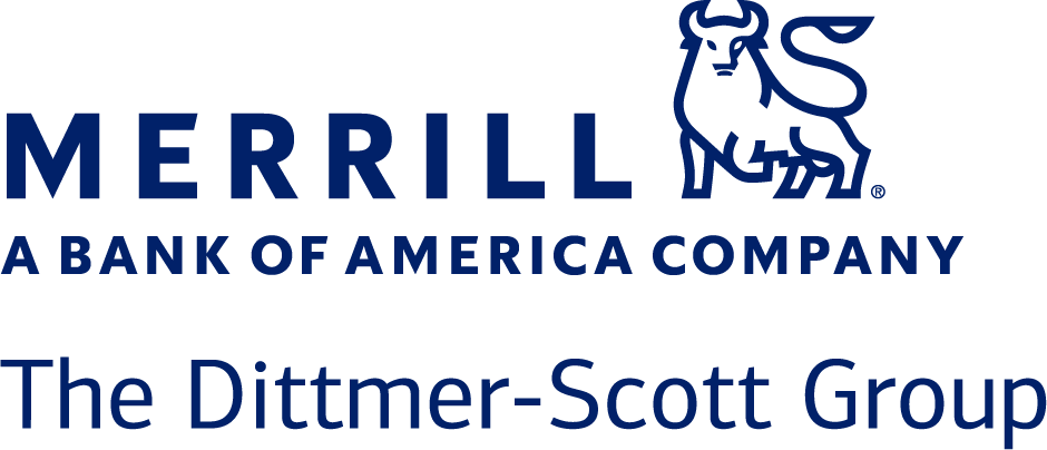 Merrill logo with a stylized lion above the text 'The Dittmer-Scott Group'