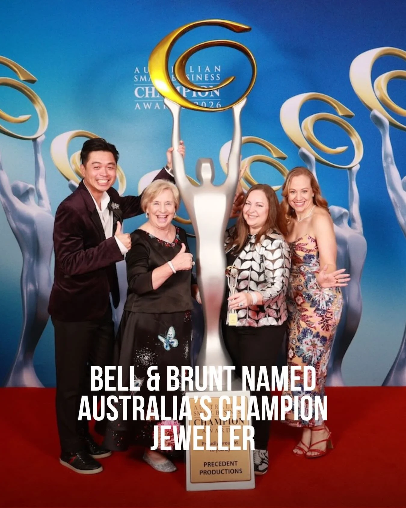 Congratulations to @bellandbrunt who won the best Jeweller category at this year&rsquo;s Australian Small Business Champion Awards 🏆

Judged by an independent panel of industry experts, who assessed businesses on their operations, including craftsma