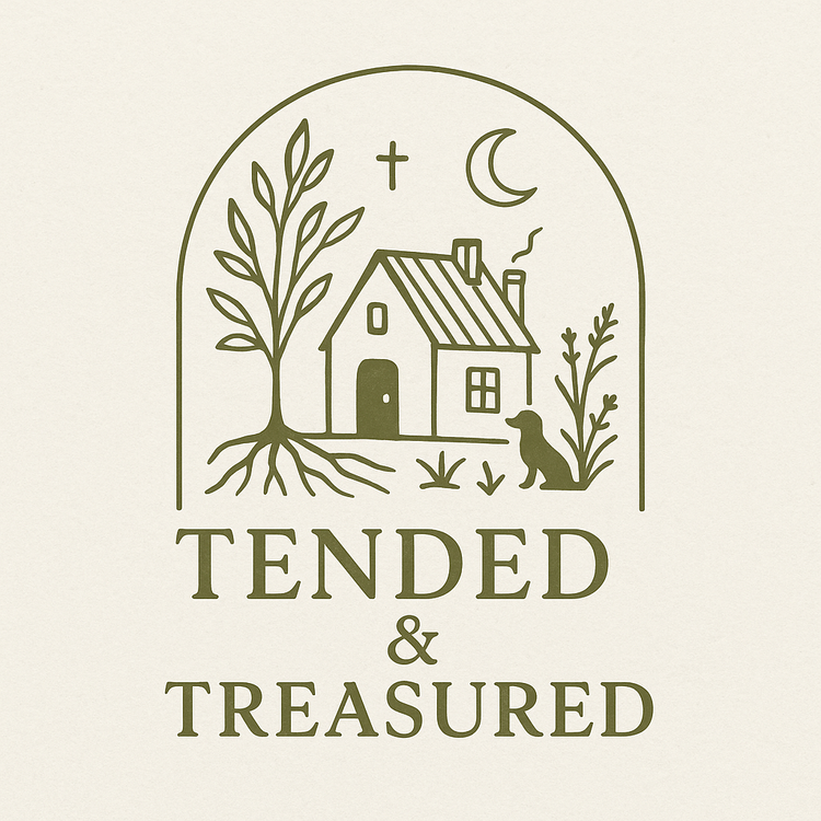Tended & Treasured illustrated logo