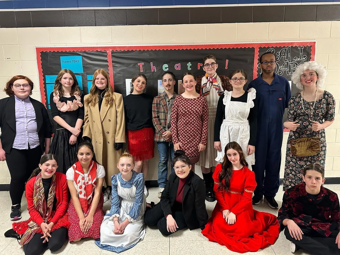 JV theatre performance of Unmurdered by Edith Weiss