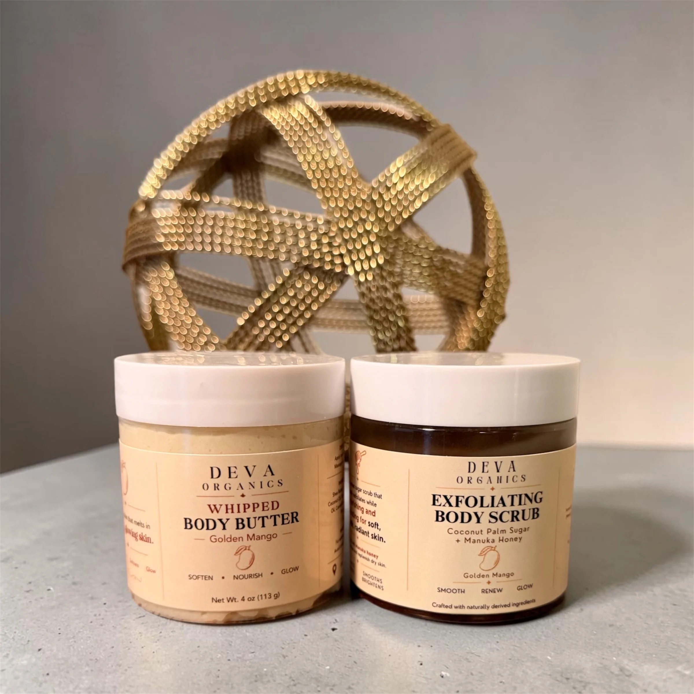 Mini Glow Set (Scrub + Butter 4oz Duo)