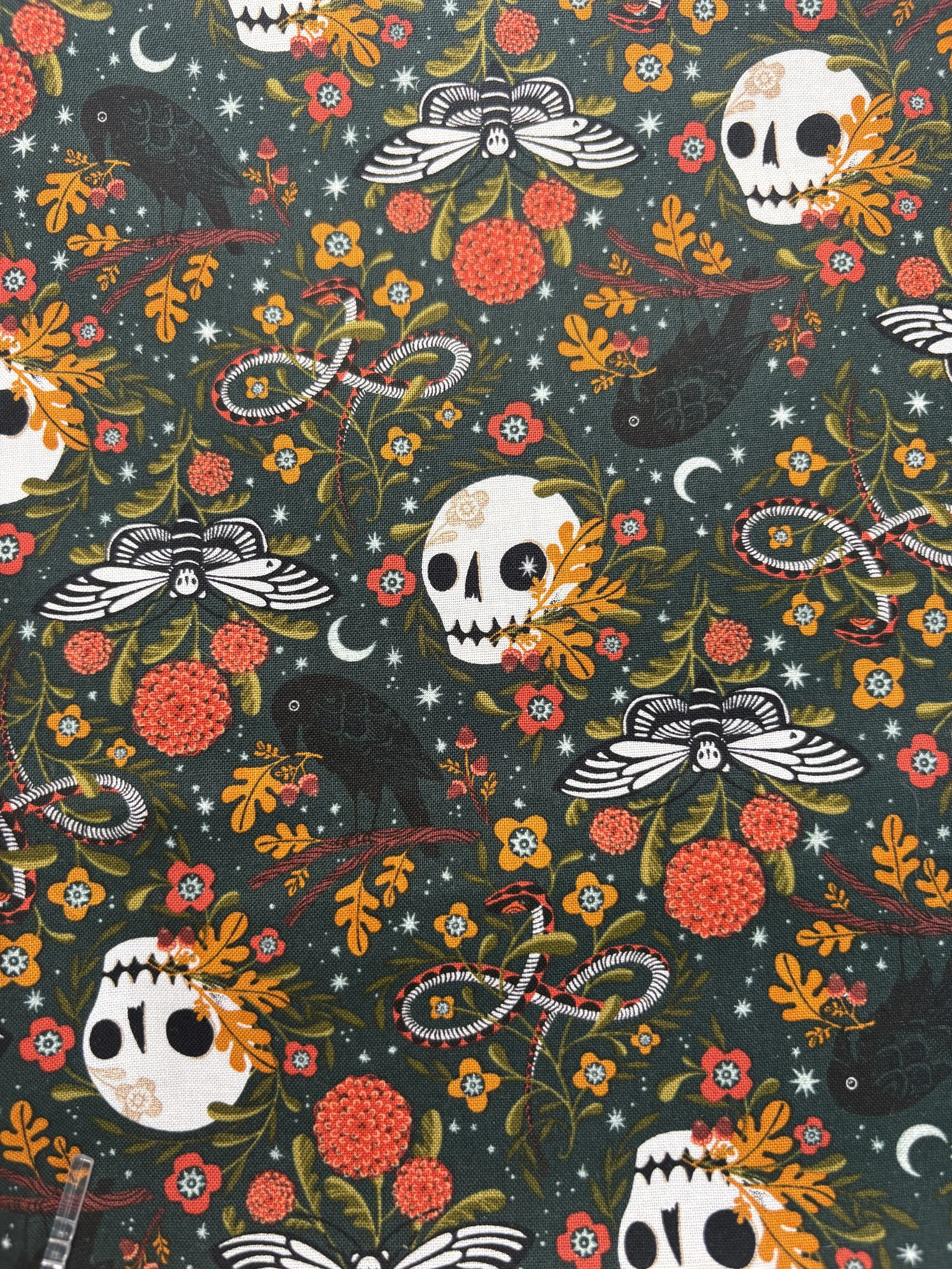 Dark and spooky skulls