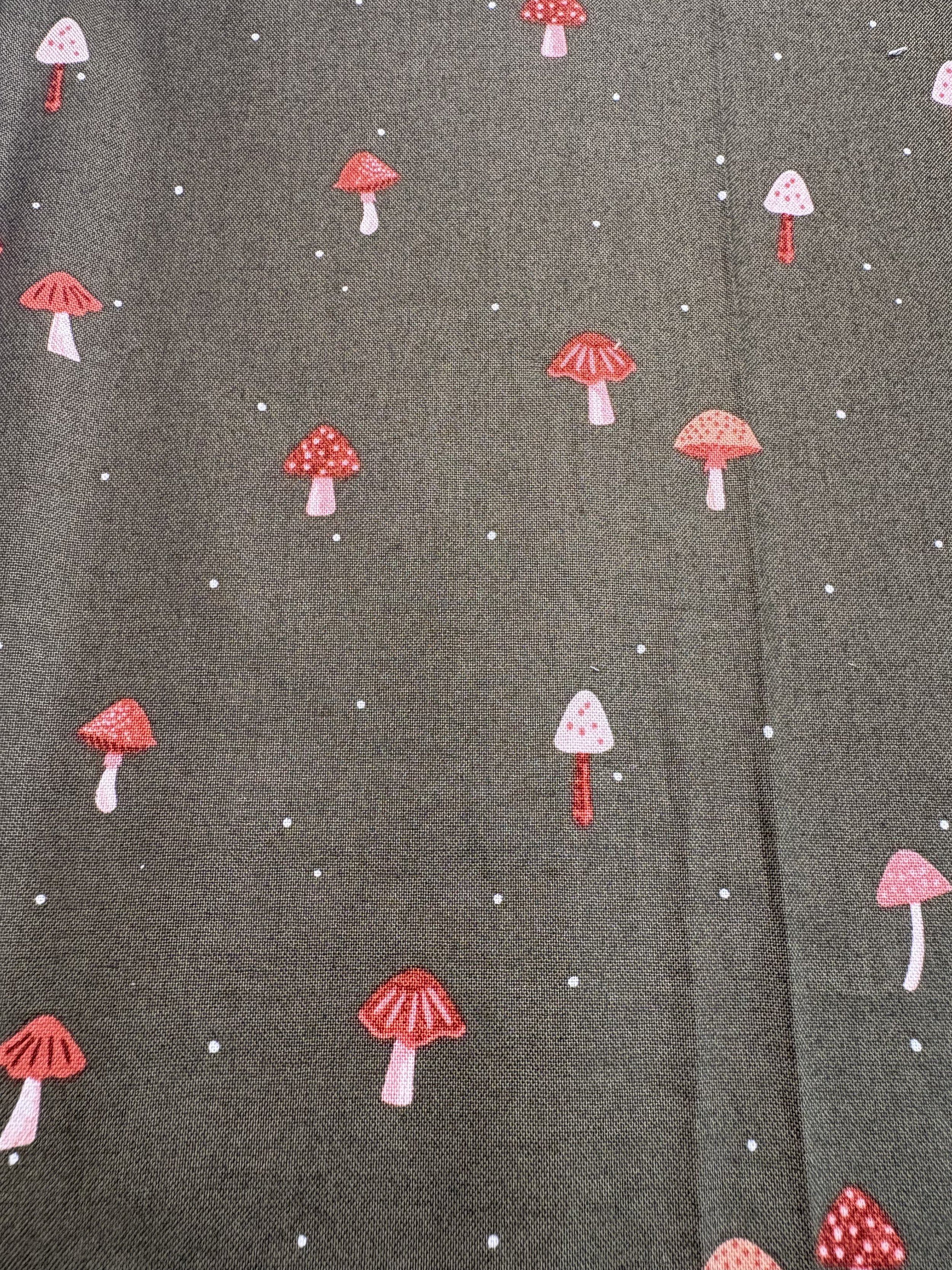 Green with Mushrooms