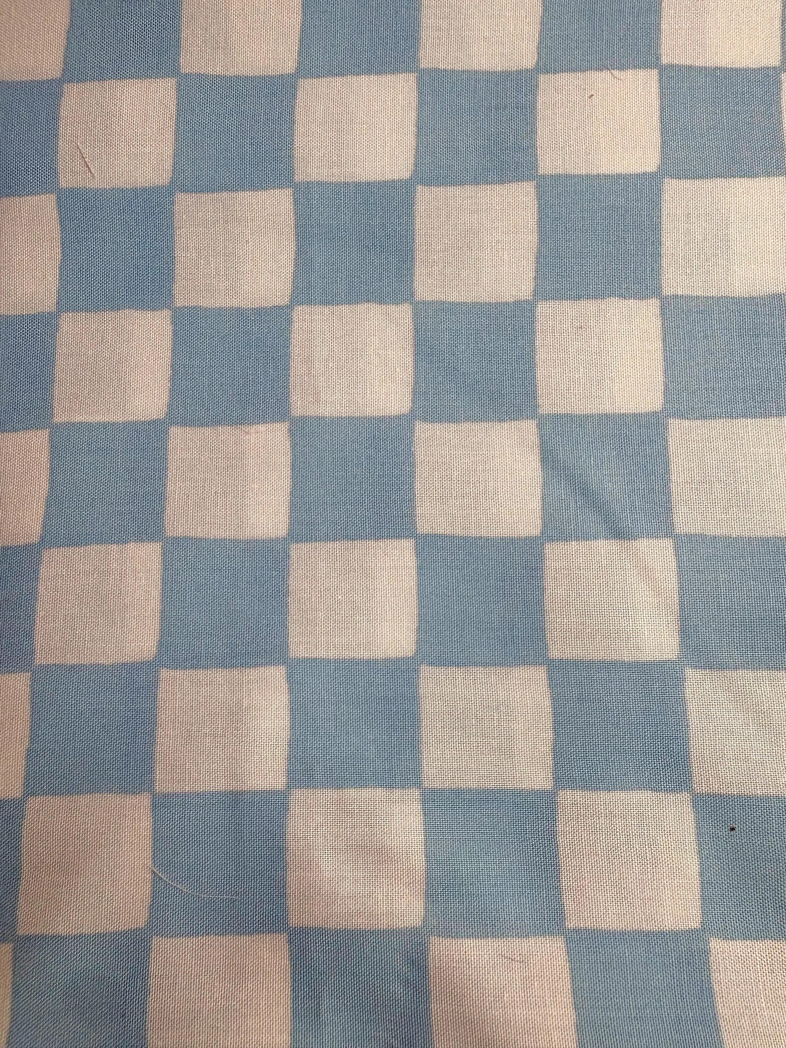 Large Blue checkered