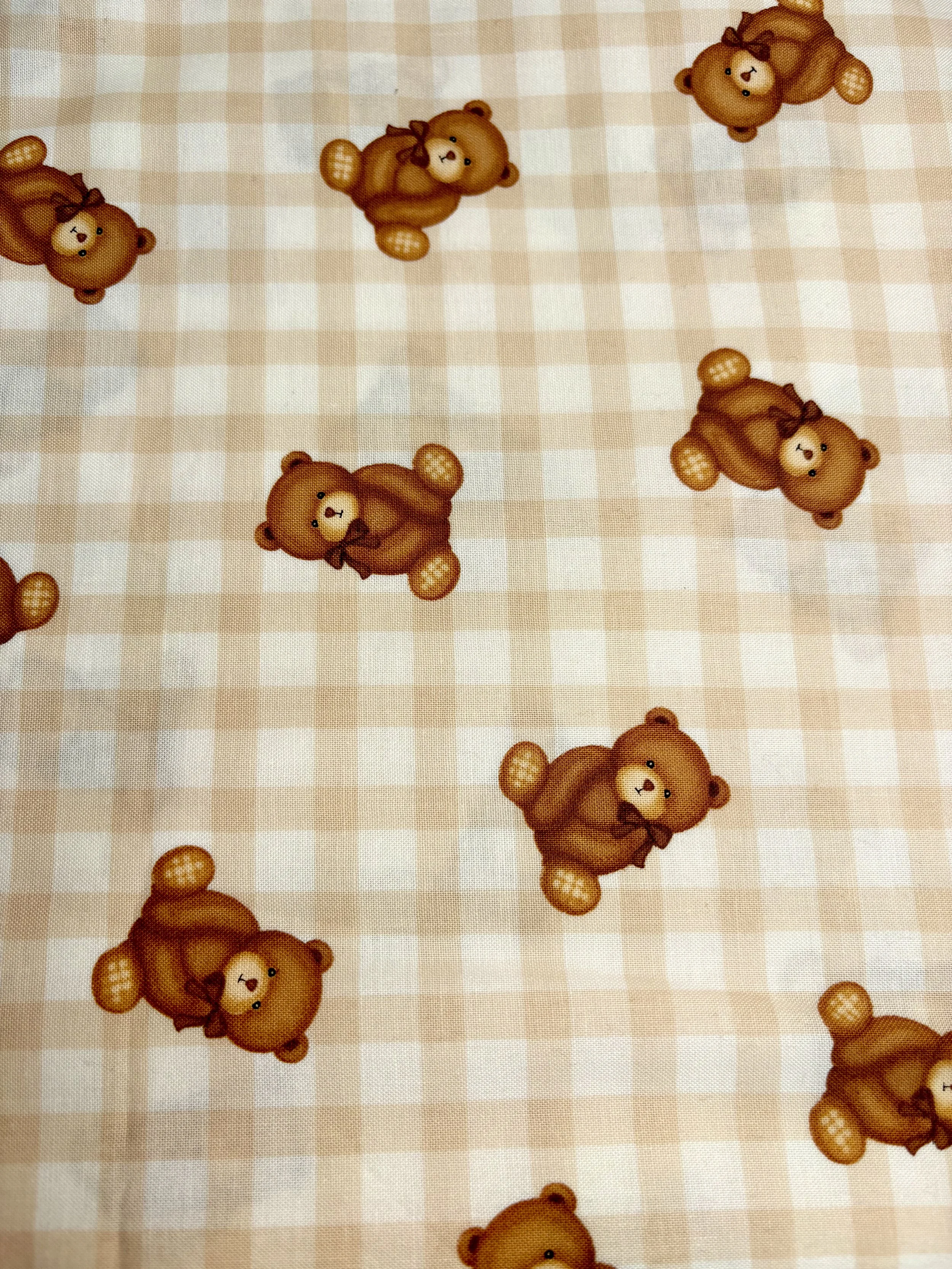 Teddy Bear Gingham 