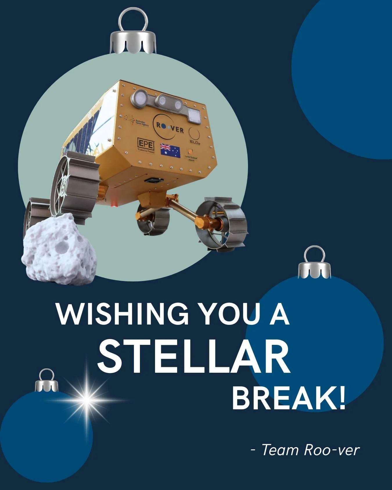 As many of us take a well-earned break, we wish you a stellar festive period.

Whether you&rsquo;re firing up the barbie, heading to the beach, or simply taking time to slow down, thank you for being part of the Roo-ver journey this year.

Our team w
