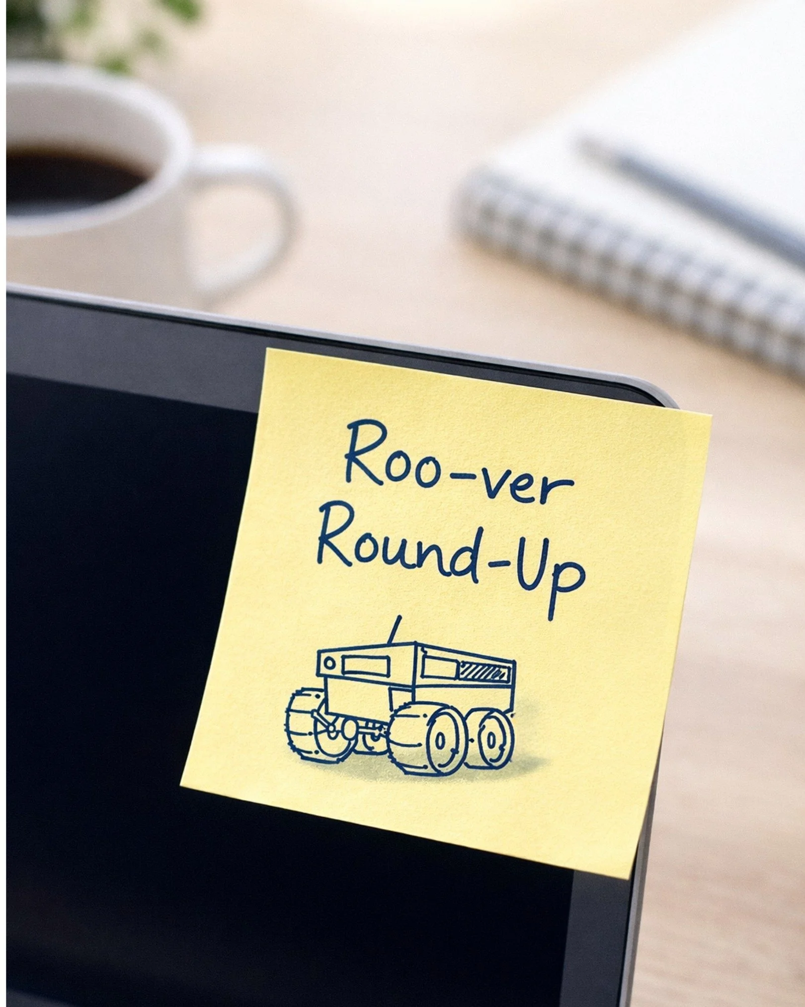 Tomorrow &bull; 12:00pm AEDT
Roo-ver Round-Up: your lunch break, upgraded.
What you&rsquo;ll hear: how the rover knows where it is, what it&rsquo;s seeing, and how we test for the lunar south pole (with teams from @qutrealworld  and @adelaideuni ).
L