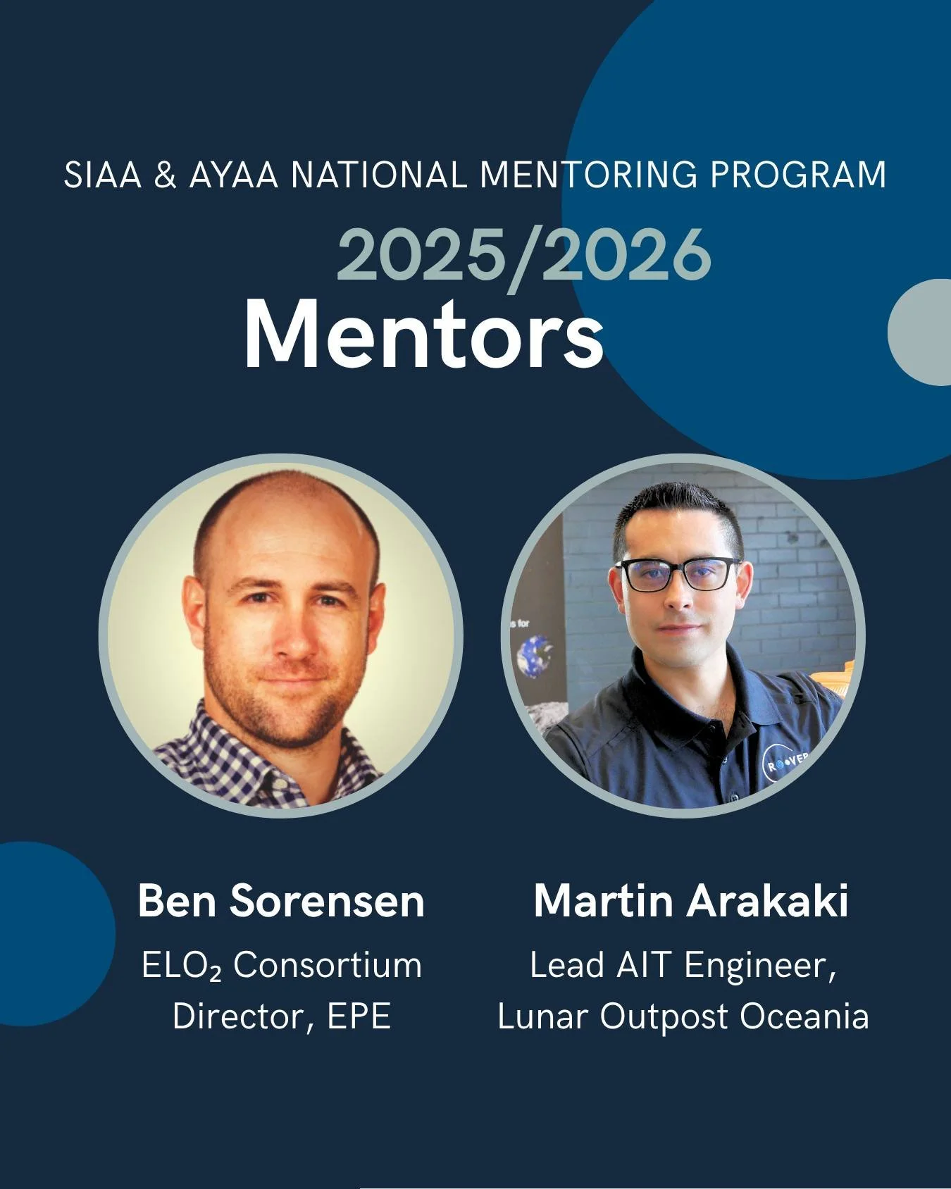 Getting a rover to the Moon takes a lot of people. Building the sector that makes future missions possible takes people willing to invest in whoever comes next.
Several Roo-ver team members participated in the inaugural SIAA/AYAA National Mentoring P