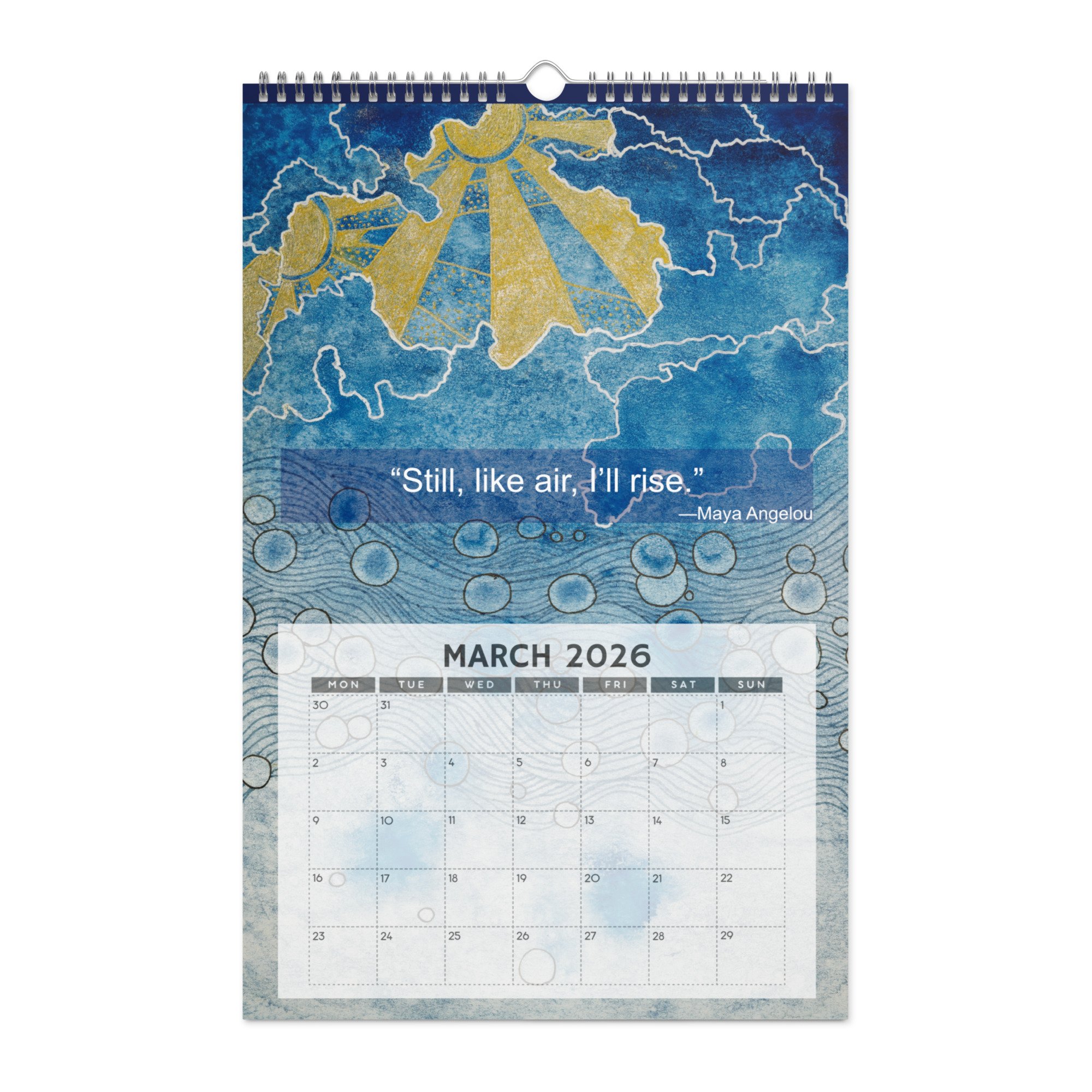 2026 Defiant Joy Wall Art Calendar — Jenny Mahan Art