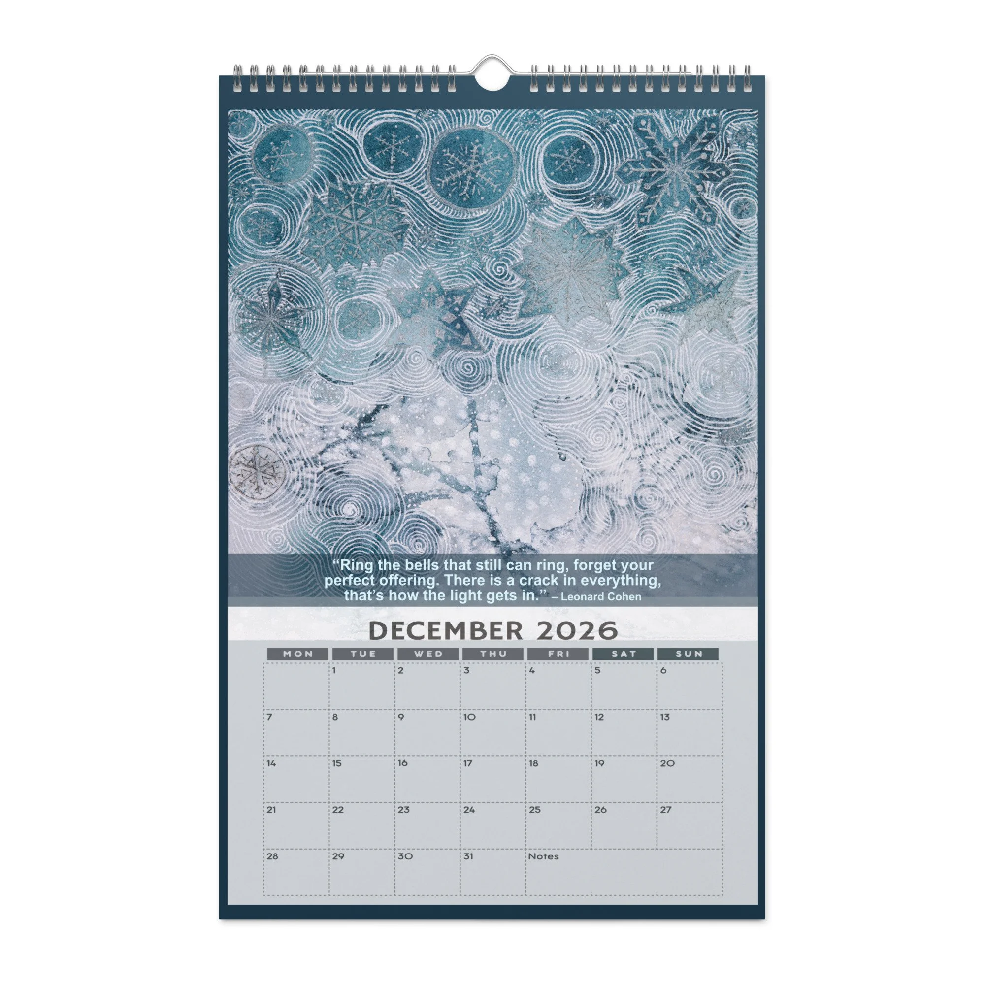 2026 Defiant Joy Wall Art Calendar — Jenny Mahan Art