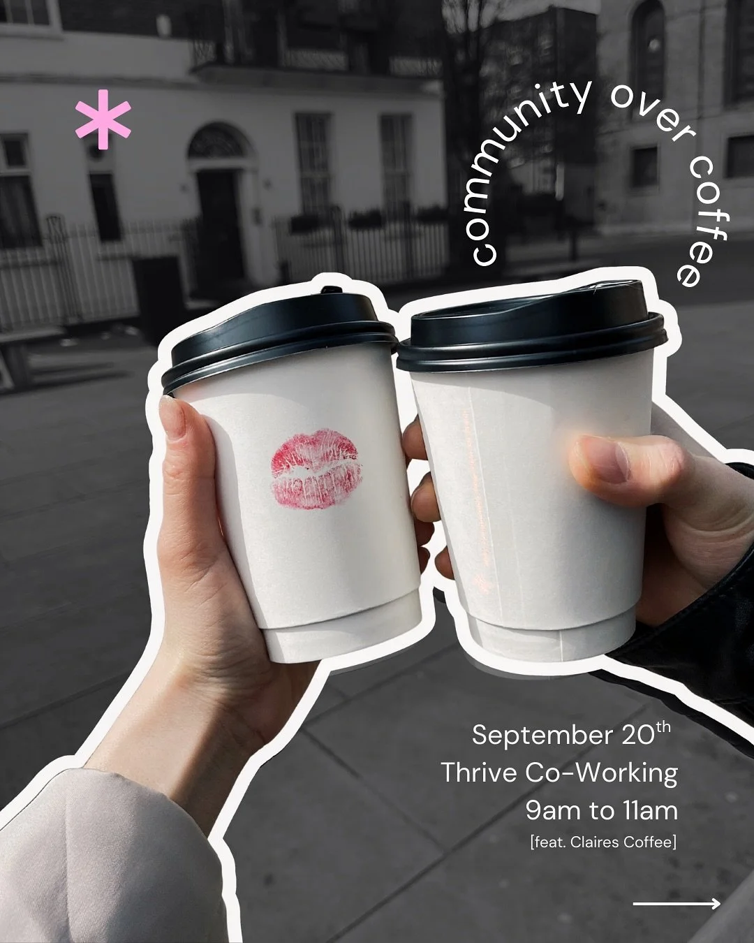 Why we (Stephanie + I) decided to host Community Over Coffee events- 

We know what it&rsquo;s like to feel like we have to do everything on our own. We know what it&rsquo;s like to put everything into our business and still feel like the odd one out