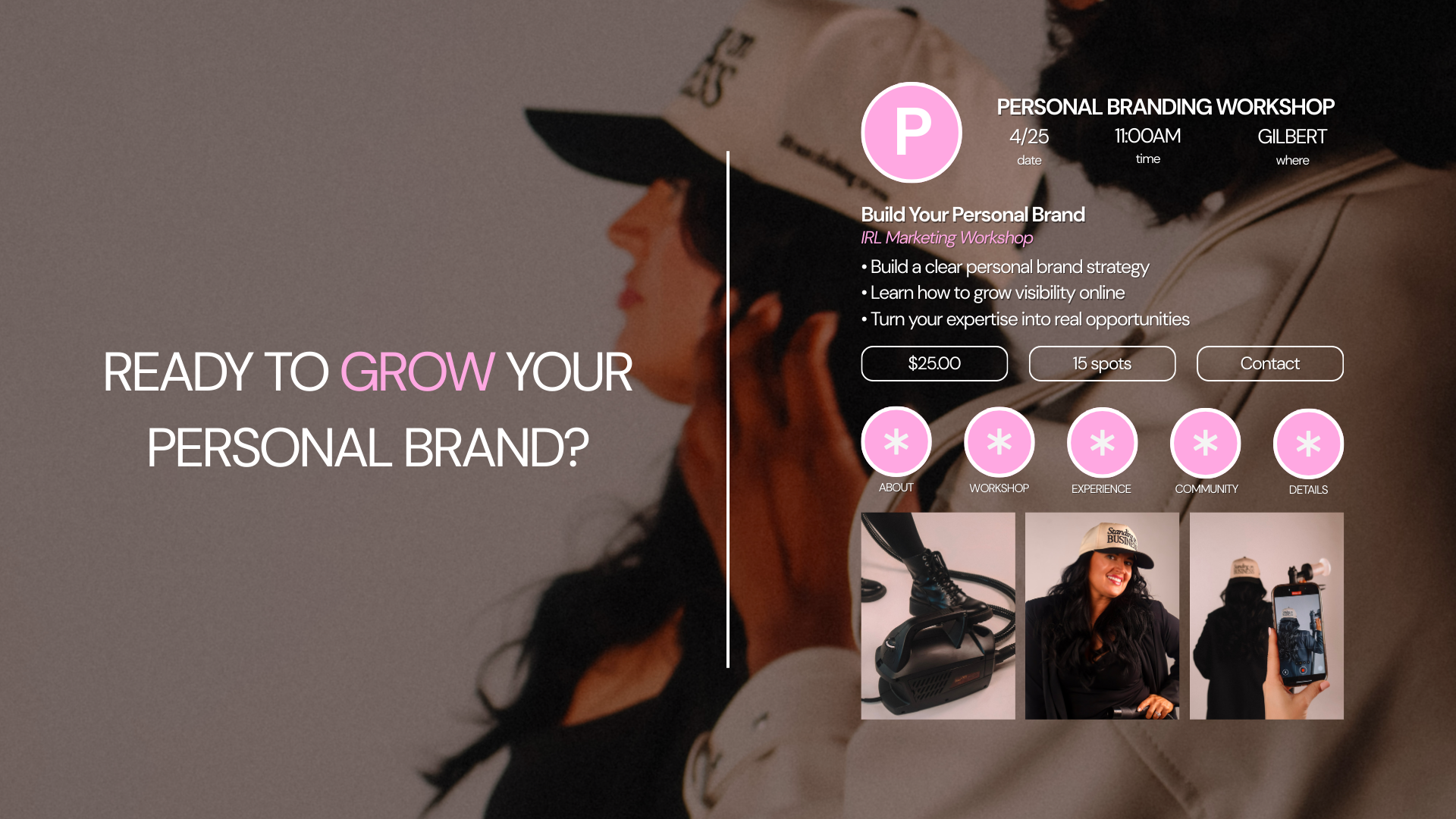 Personal Branding Workshop IRL