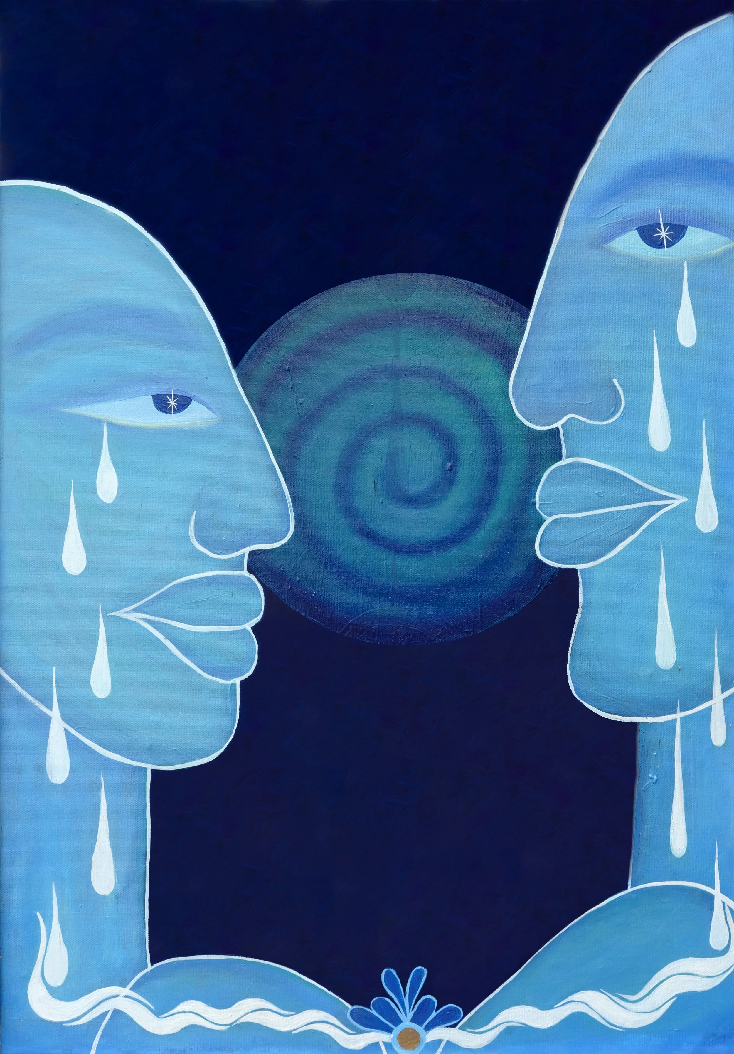 The Space between |                      

Oil and acrylic on canvas | 

68cm x 92 cm ( Inc. frame ) 
$350 NZD
 
PRINTS AVAILABLE