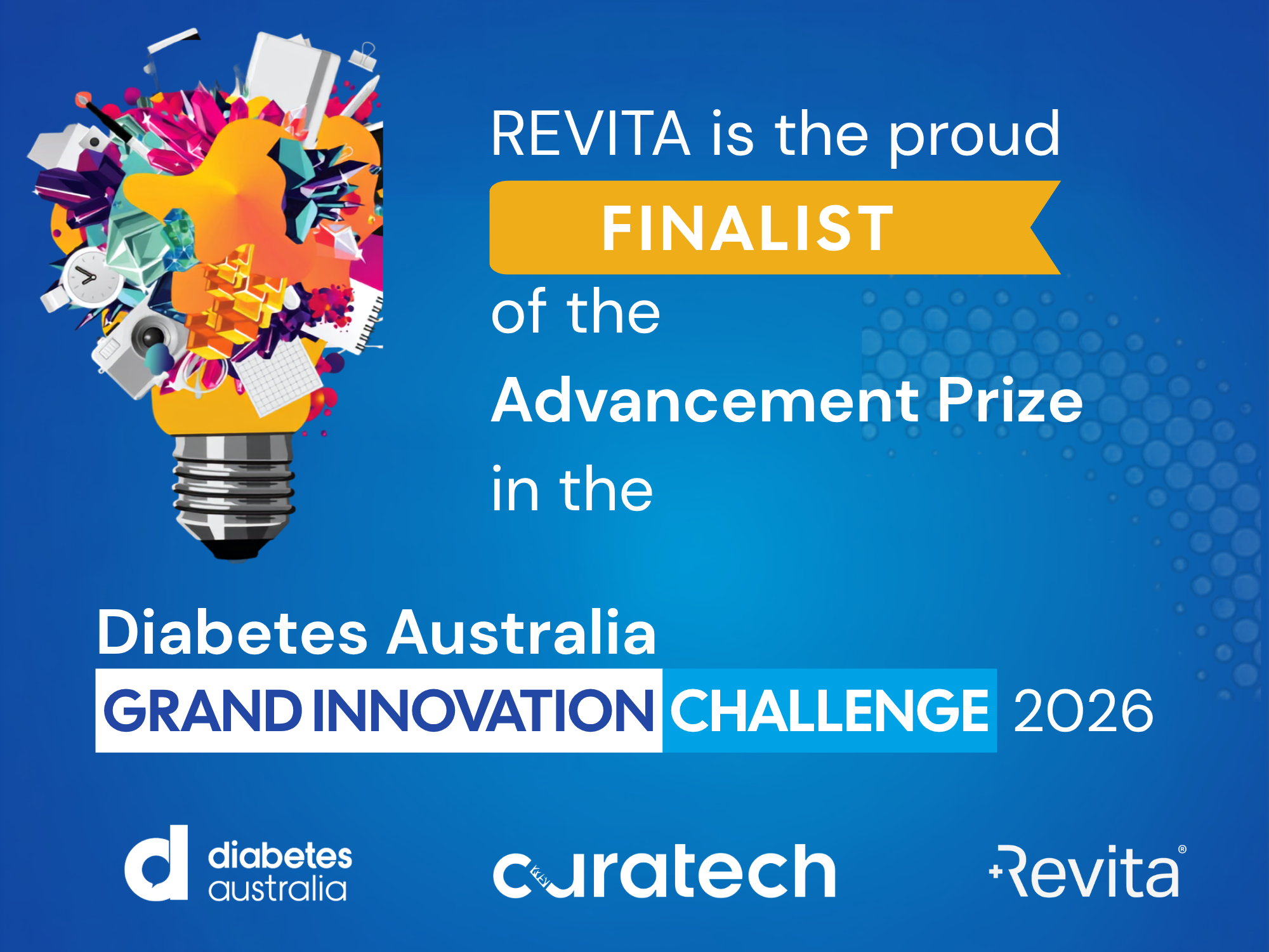 CuraTech nominated Finalist in the  Diabetes Australia Grand Innovation Challenge 2026