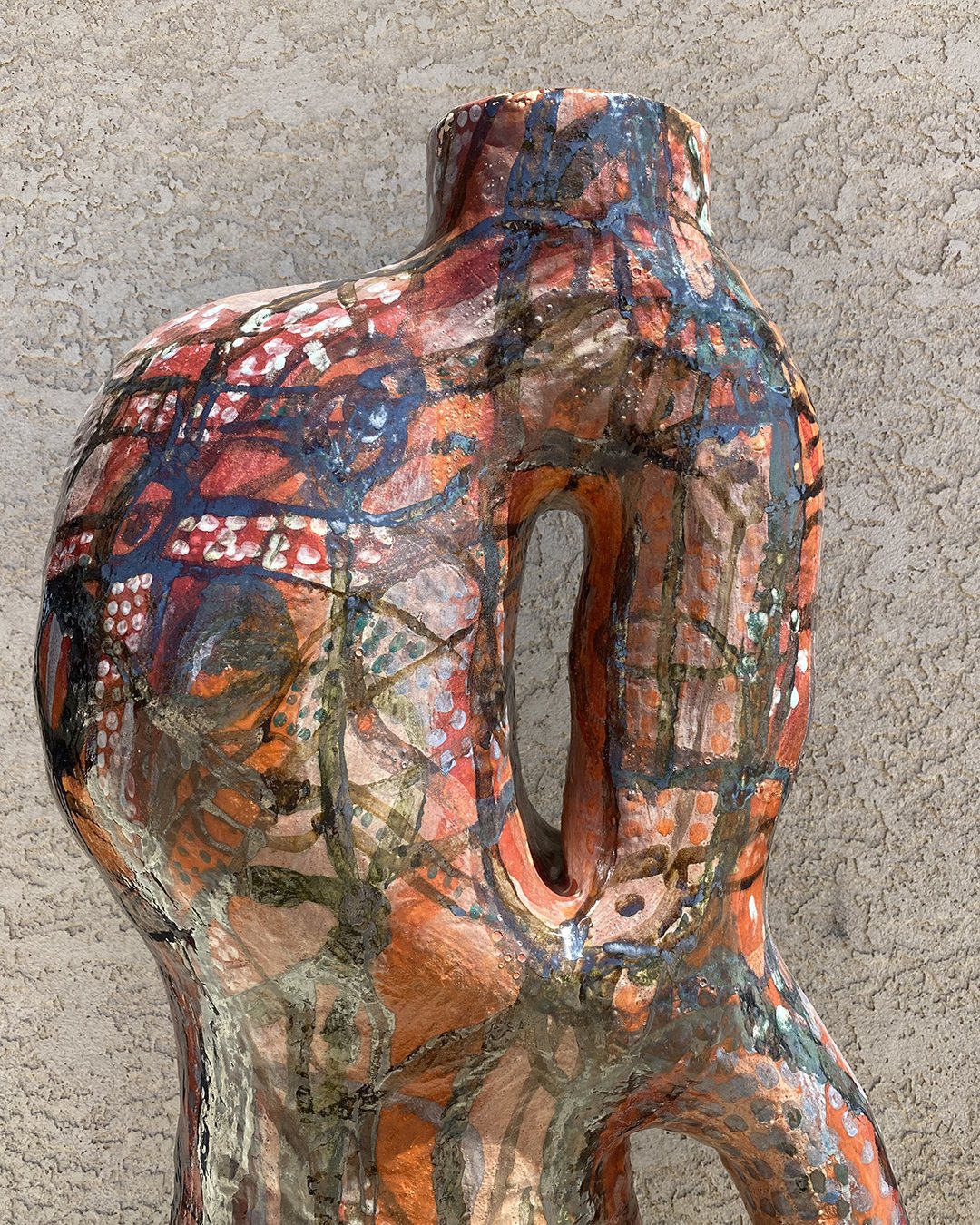 Cybelle Rowe Ceramic Sculpture, Detail