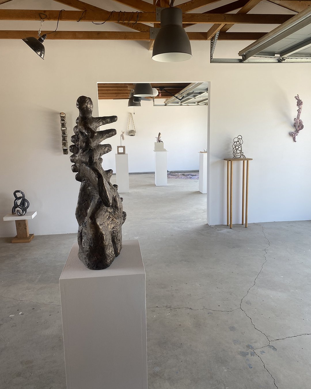Installation of Material World Exhibition.