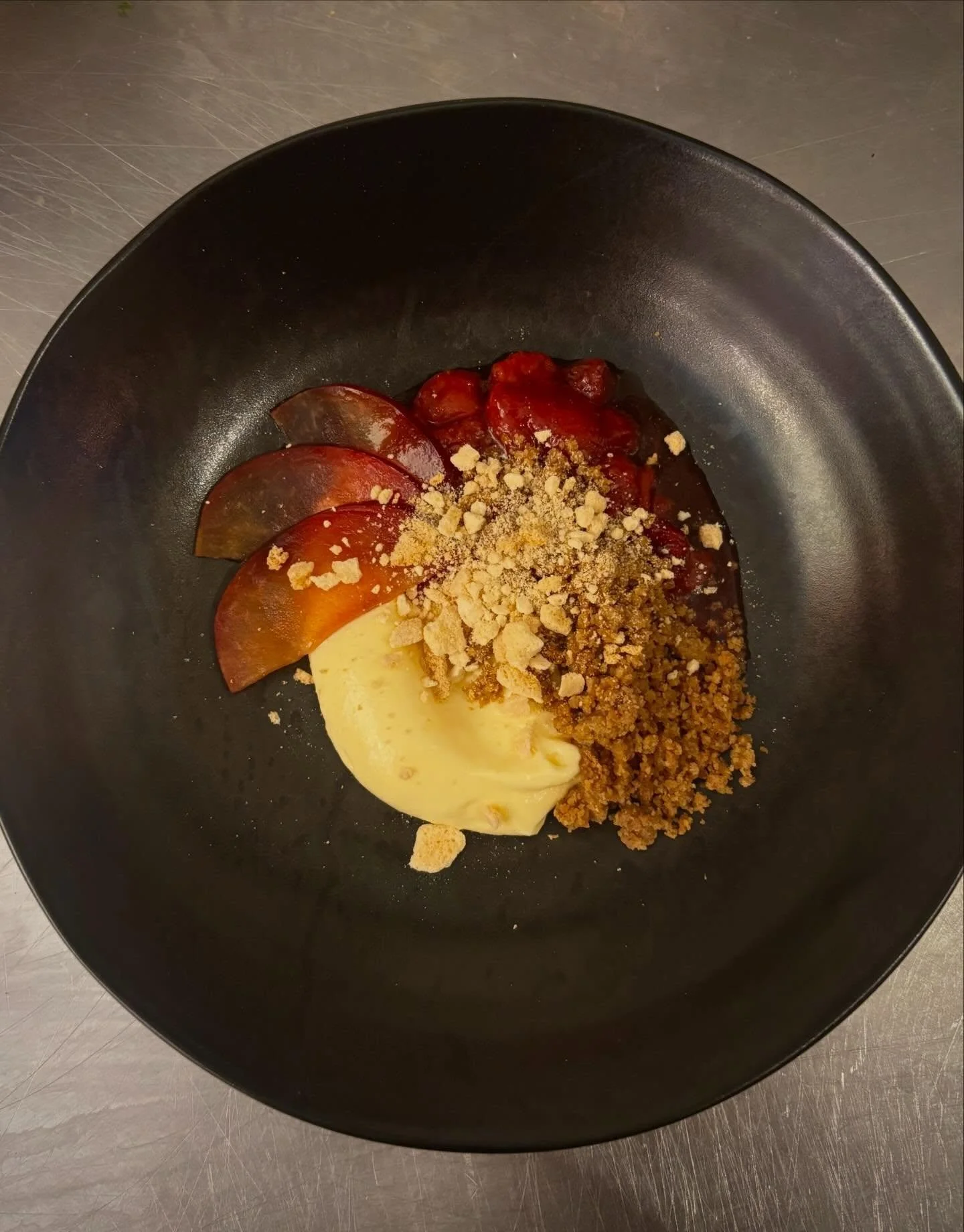 Plum, strawberry, lemon, cherry blossom&hellip;

Available on both 4 and 6 course tasting menus. Come give it a try.